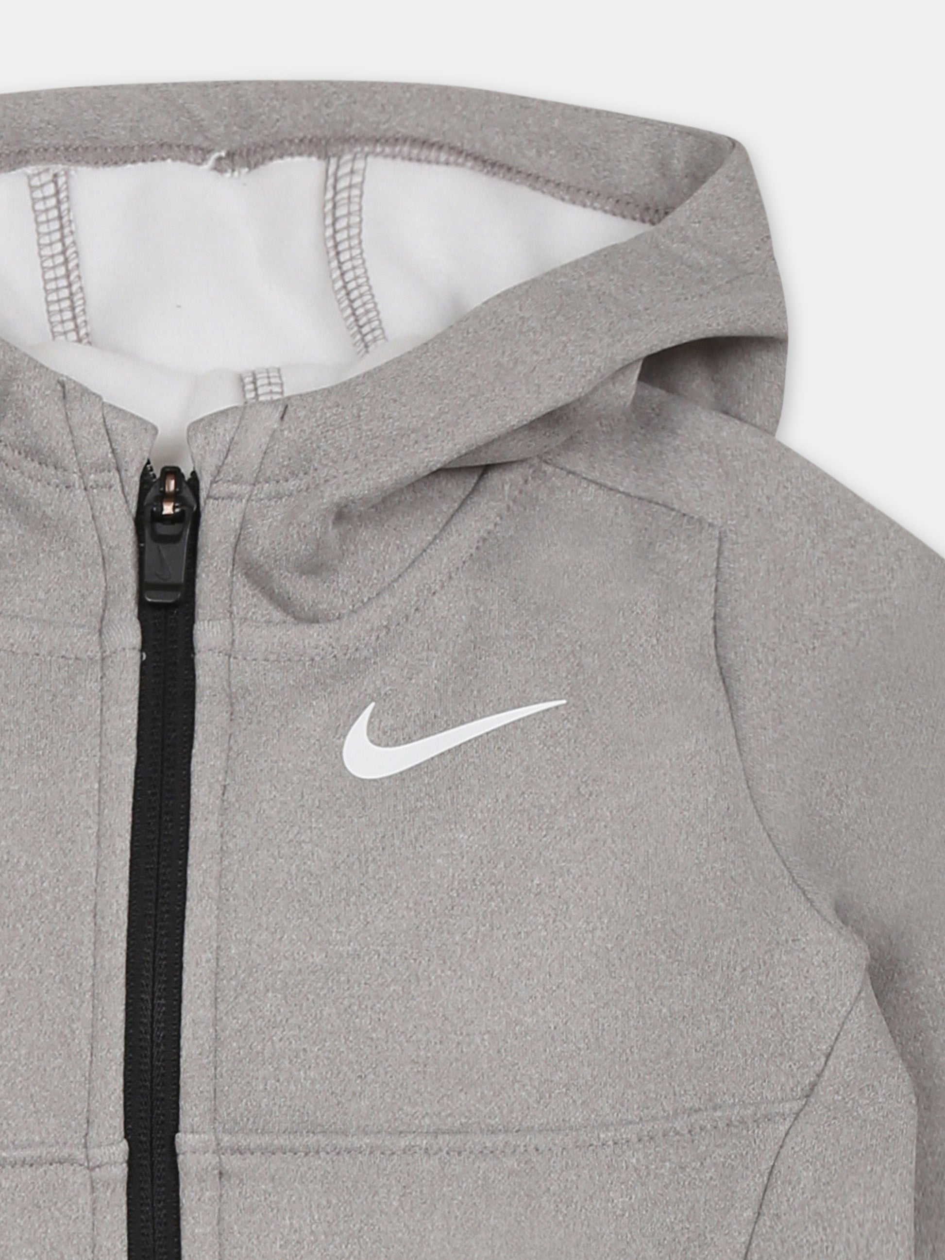 Completo grigio per neonato con swoosh,Nike,66L187 023