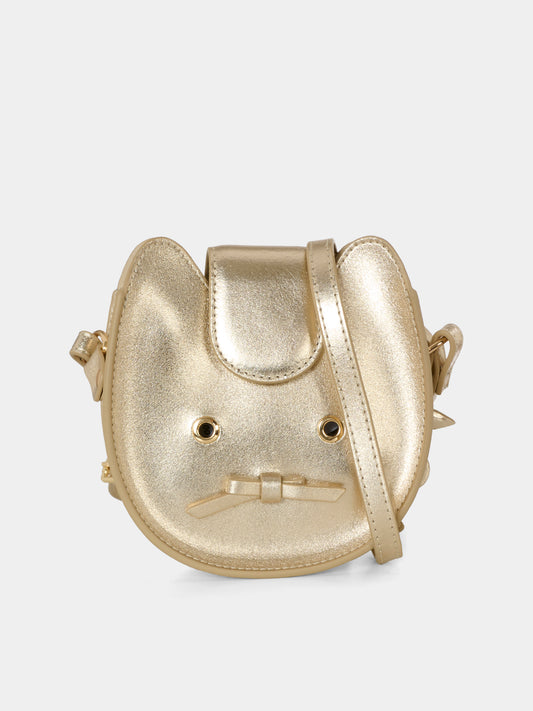 Borsa dorata Jura a forma di gatto per bambina,Bonpoint,W05GBAL00001 032
