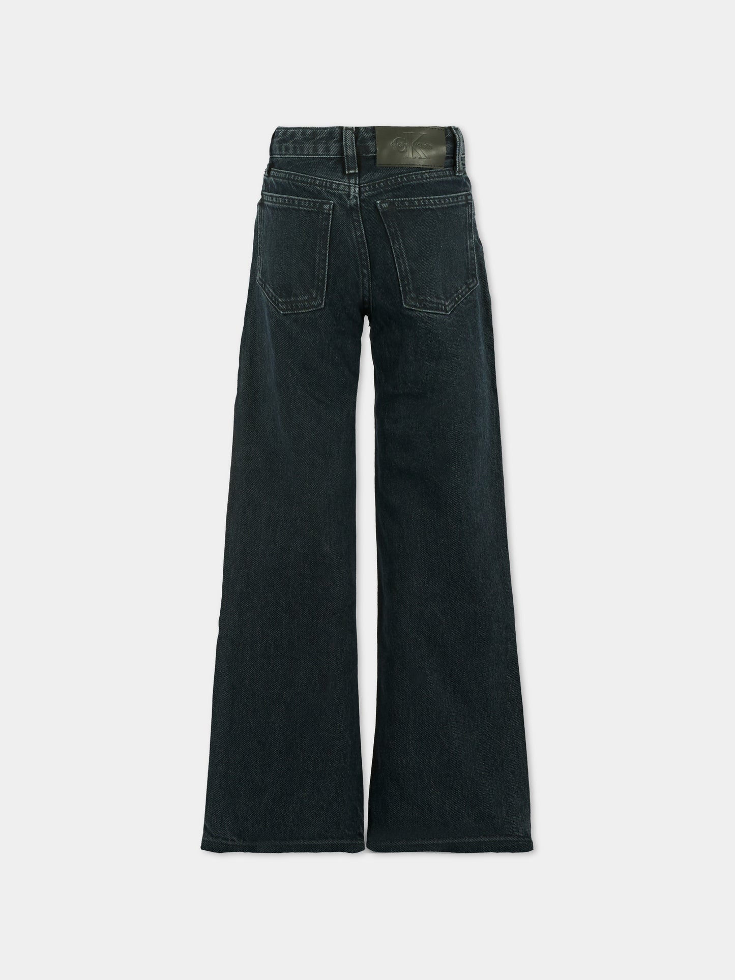 Jeans denim per bambina con logo,Calvin Klein Kids,25CCKIG0IG02607 1BJ