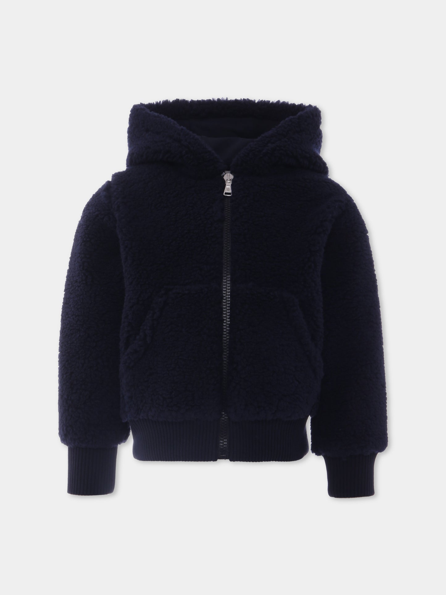 Felpa blu per bambini con logo,Moncler Kids,K2954 - 8G00016 - 89A3X 778