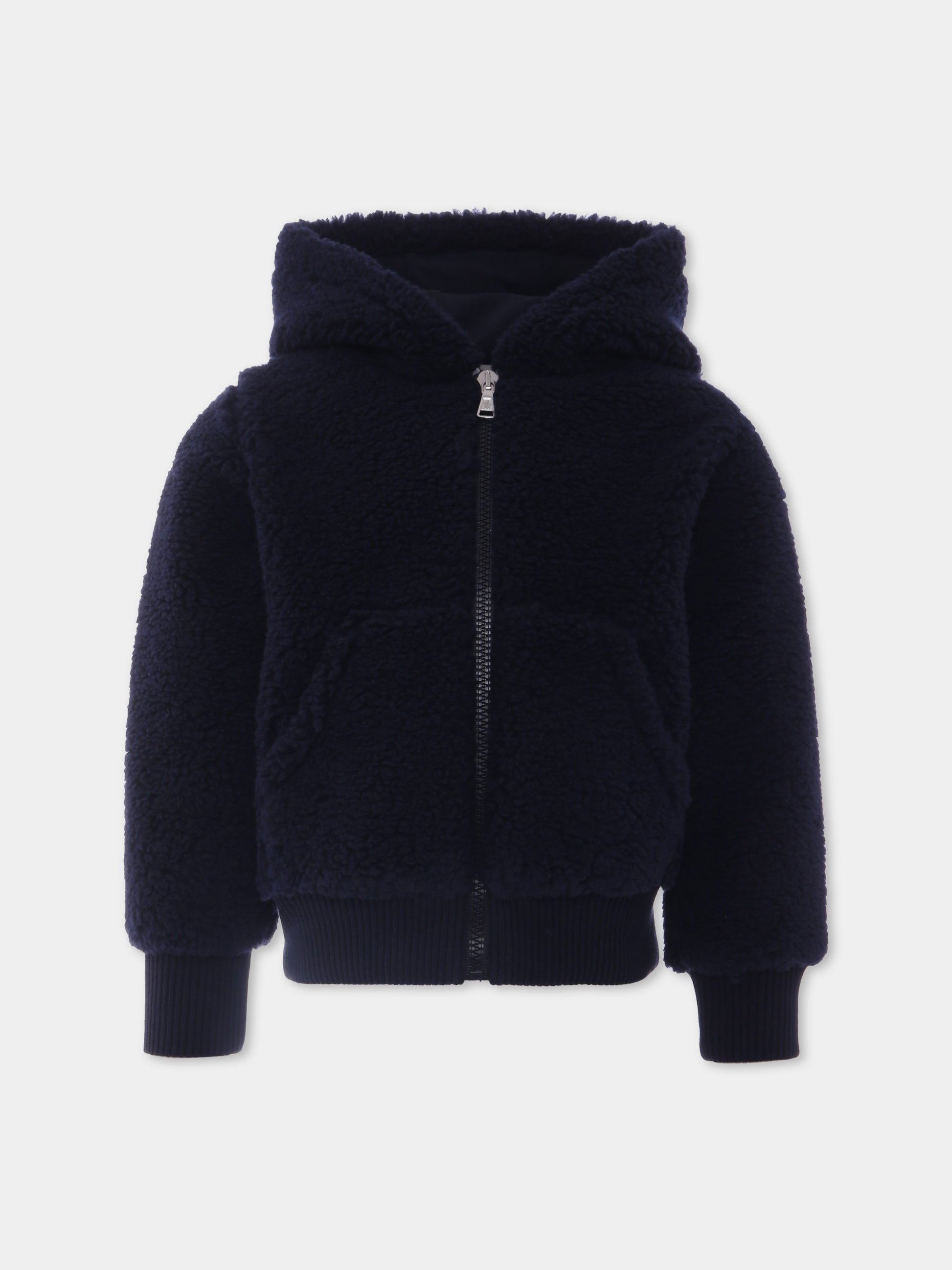 Felpa blu per bambini con logo,Moncler Kids,K2954 - 8G00016 - 89A3X 778