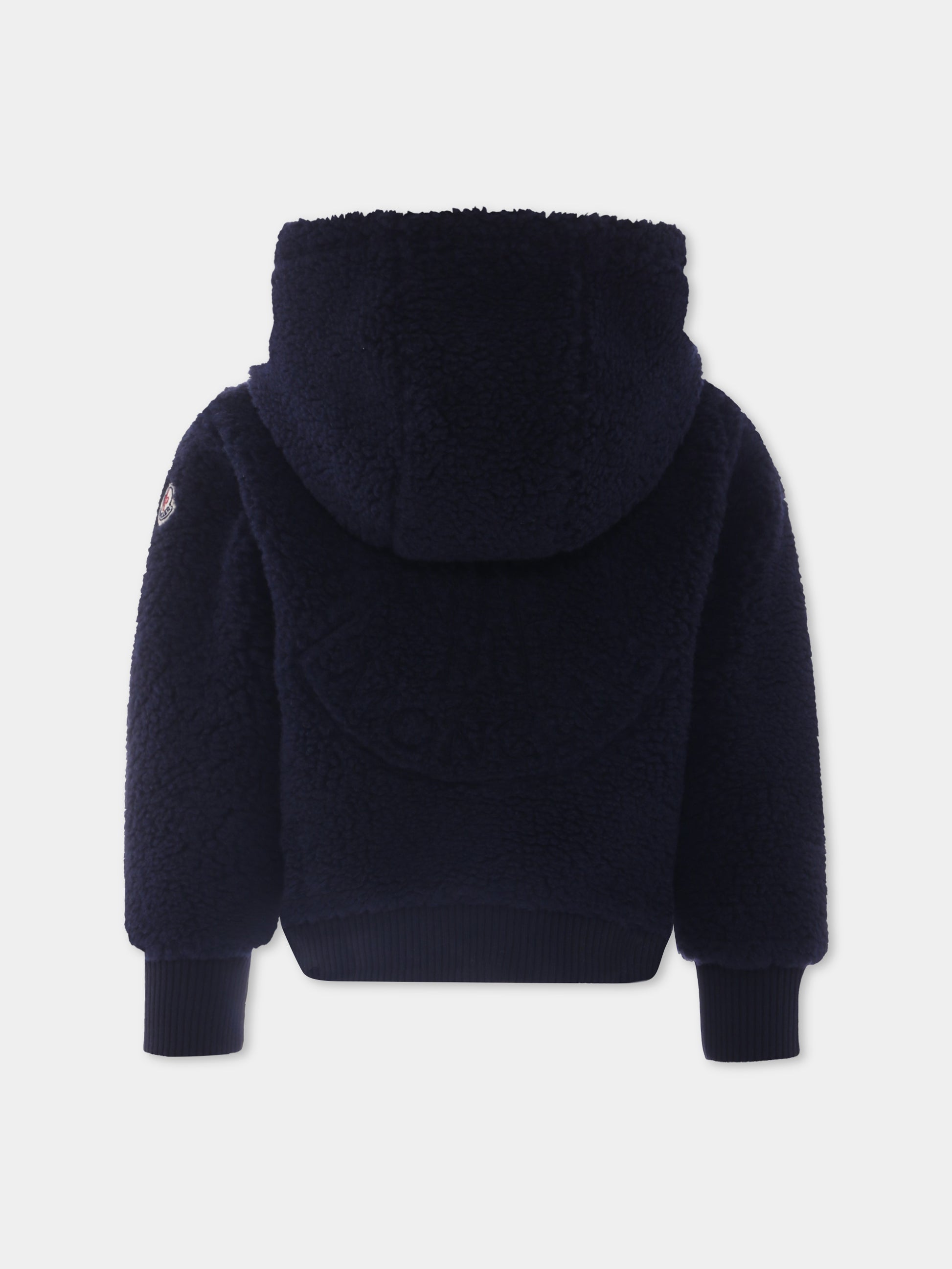 Felpa blu per bambini con logo,Moncler Kids,K2954 - 8G00016 - 89A3X 778