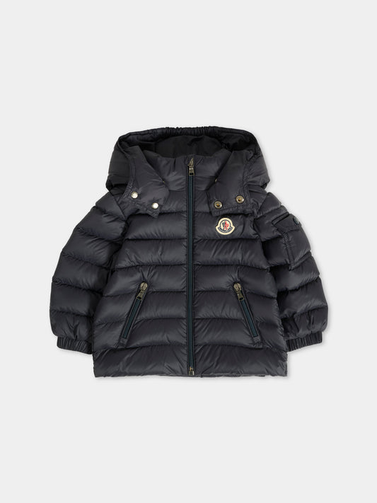 Piumino Jules blu per neonato con logo,Moncler Kids,K2951 - 1A00005 - 53079 742