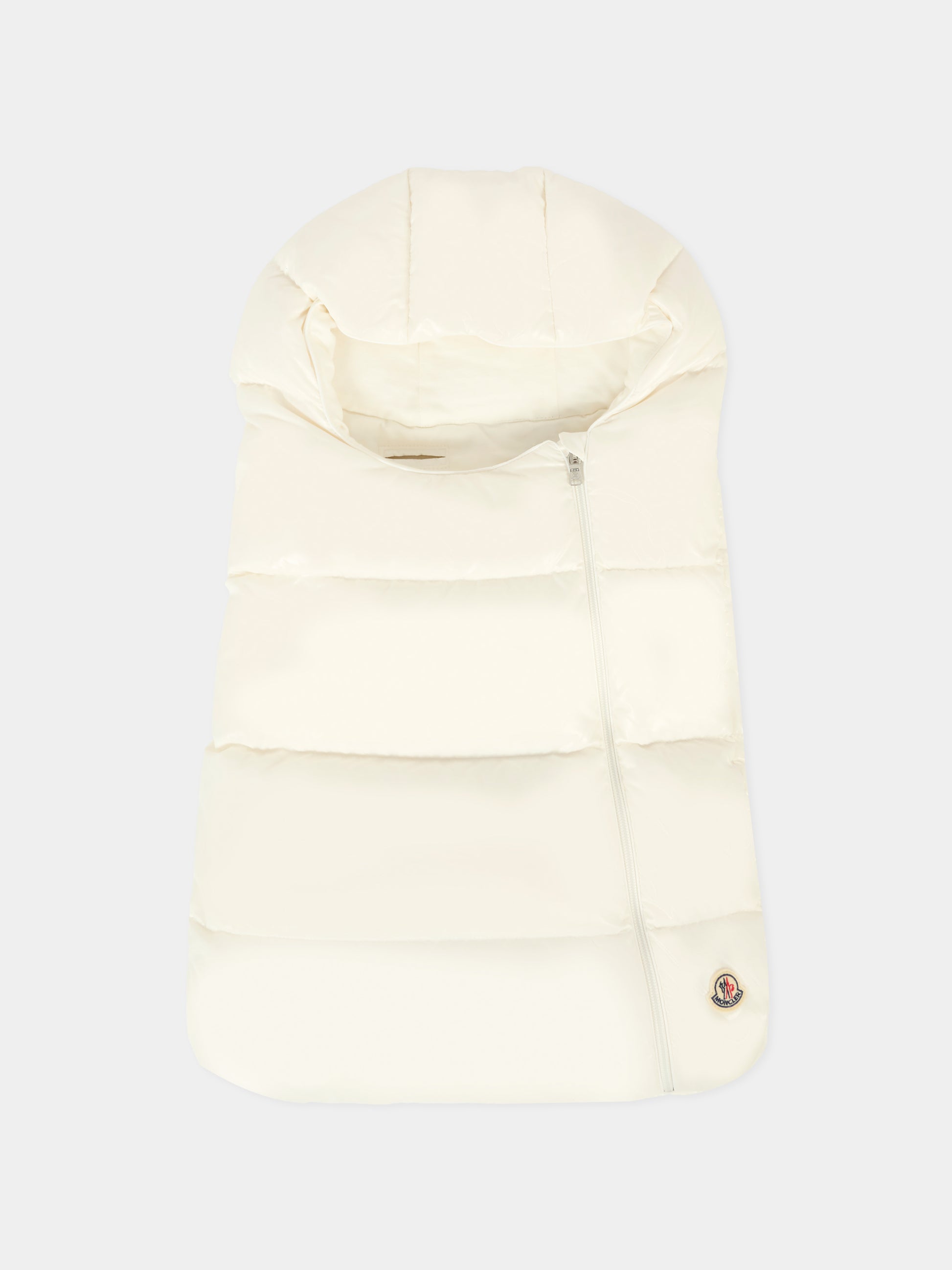 Sacco nanna bianco per neonati con logo,Moncler Kids,K2951 - 1E00002 - 597Z8 031