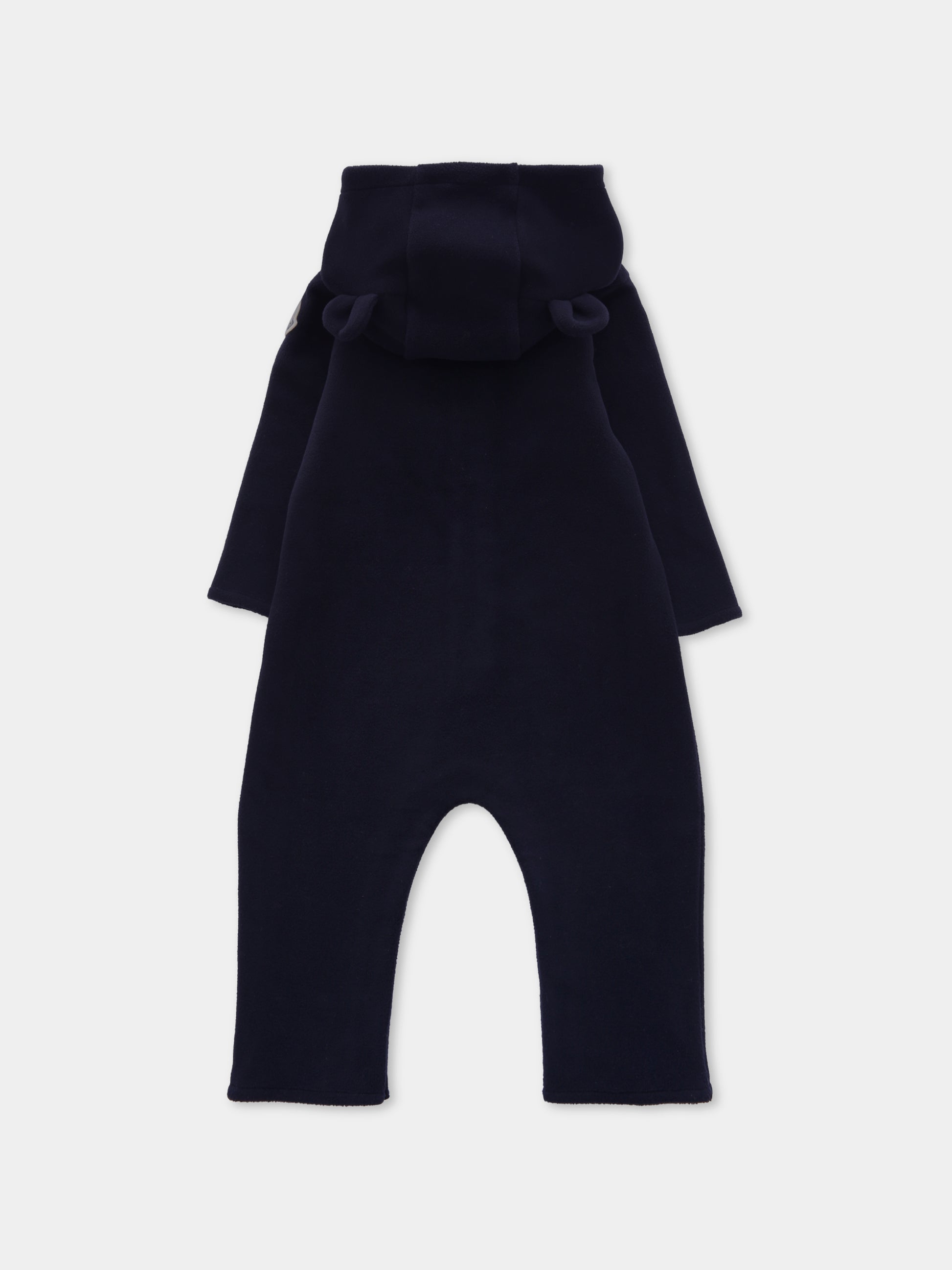 Tutina blu per neonati con logo,Moncler Kids,K2951 - 8L00003 - 80093 778