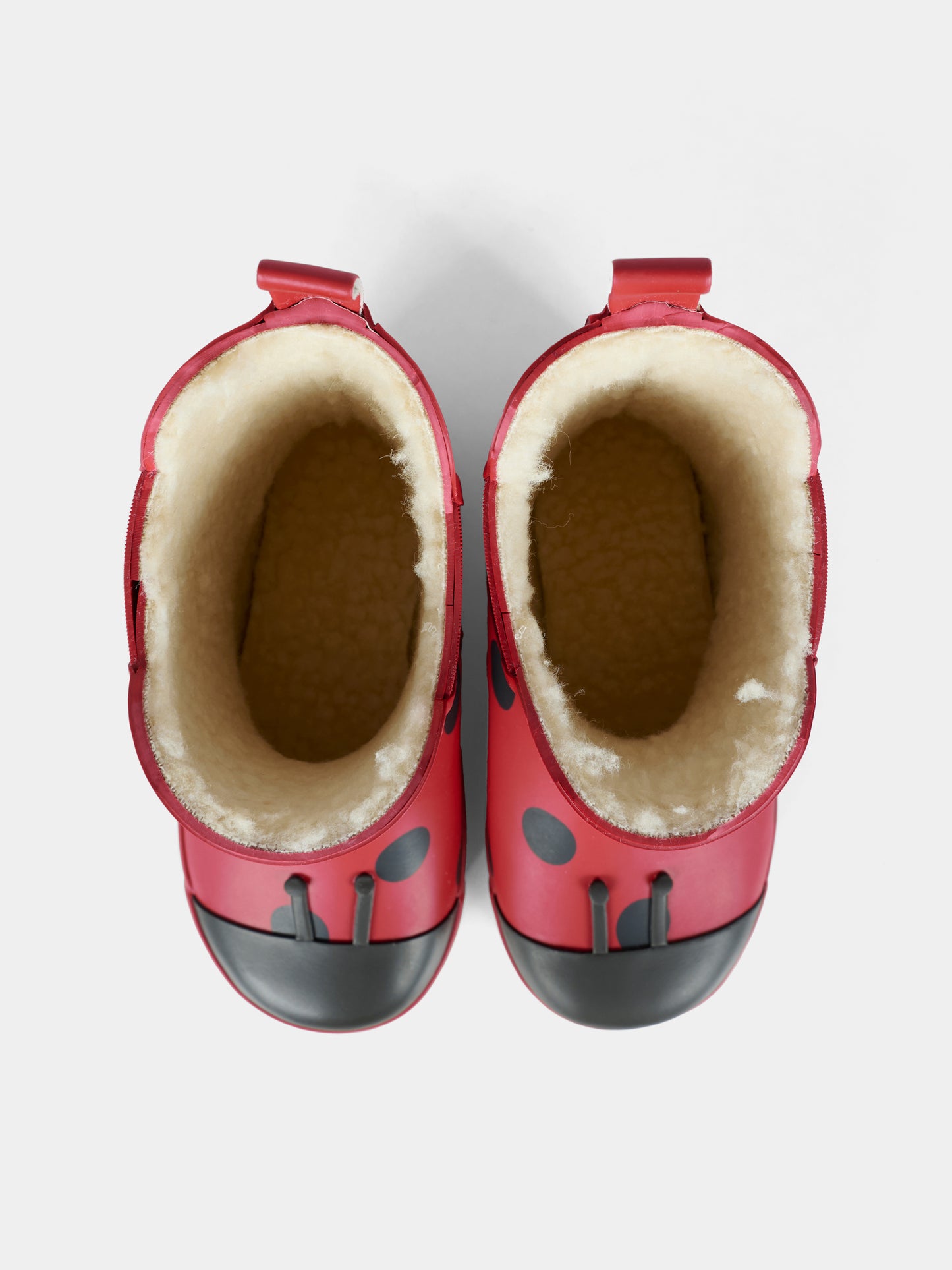 Stivali da pioggia rossi per bambina con stampa coccinella,Konges Sløjd,KS103454 LADY DOT