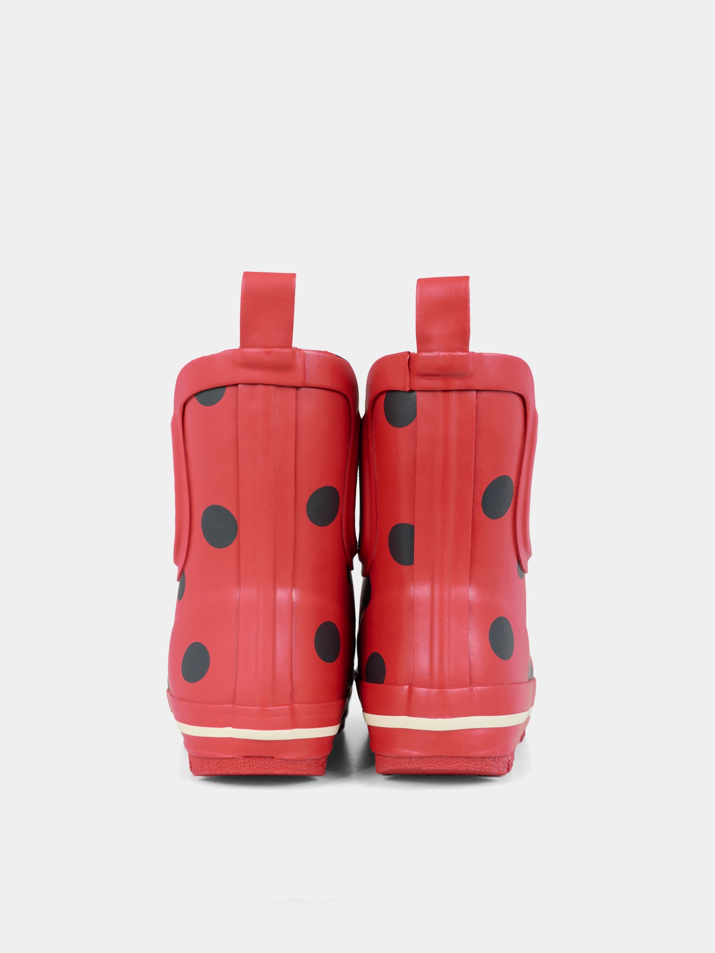 Stivali da pioggia rossi per bambina con stampa coccinella,Konges Sløjd,KS103454 LADY DOT