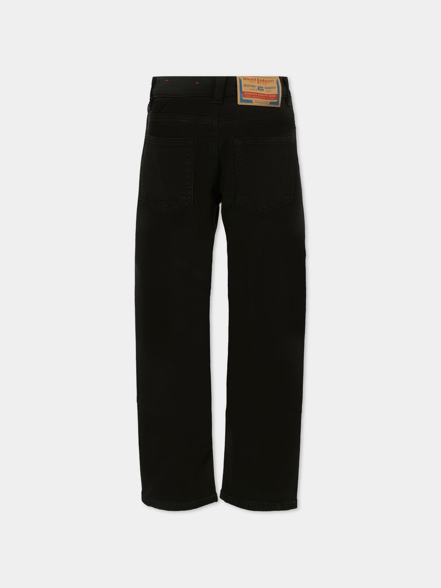 Pantaloni neri per bambino con logo,Diesel,J01934-KXBPV-K900