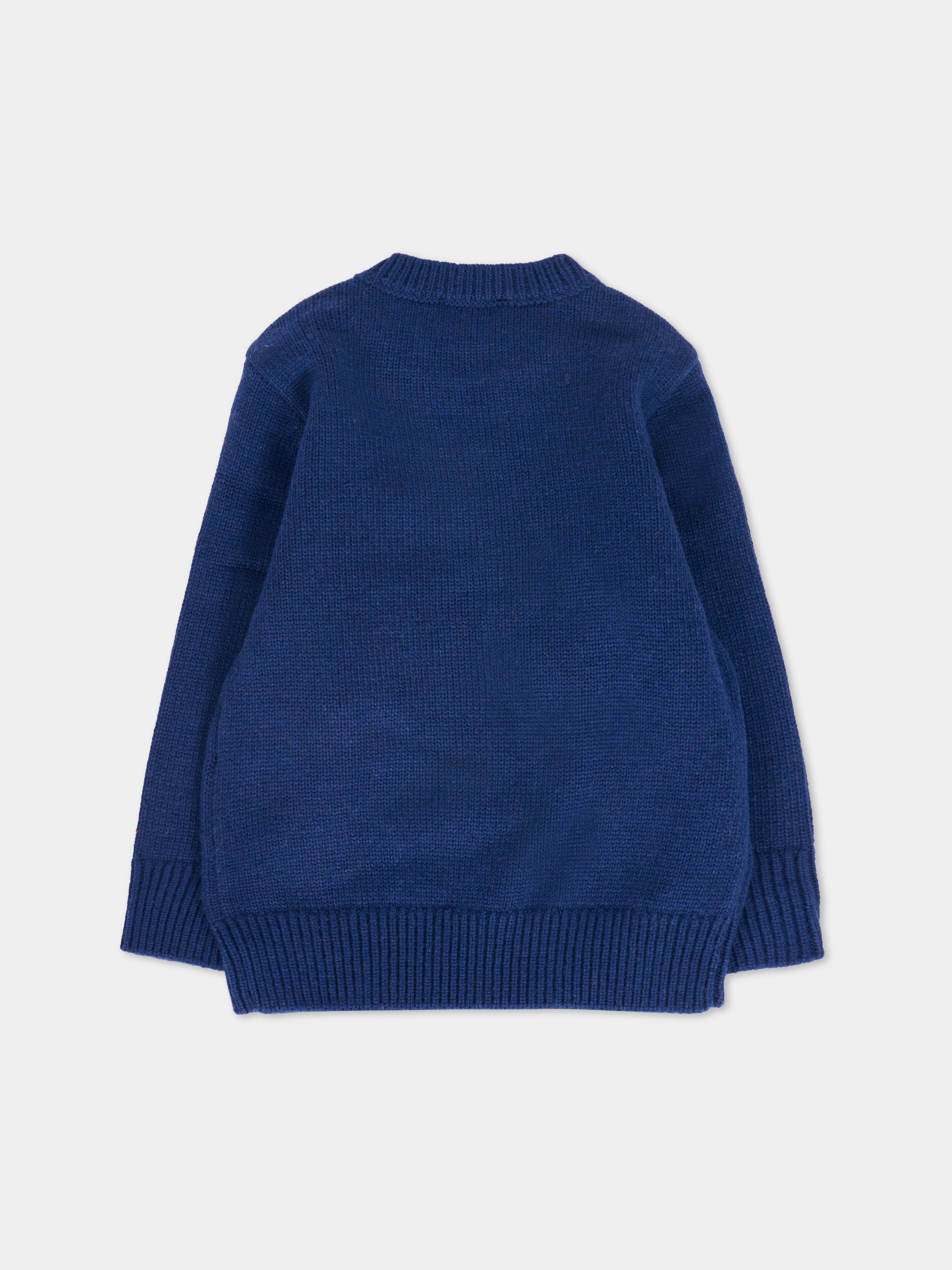 Maglione blu per neonato con logo,Diesel,K00685-KYAYX-K851