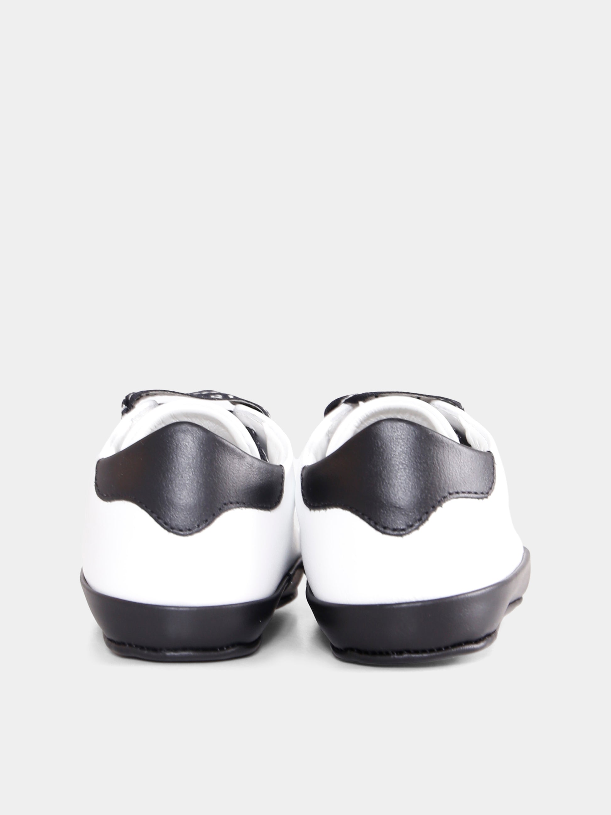 Sneakers bianche per neonati con logo,Balmain Kids,BX0606-Y0051 100NE