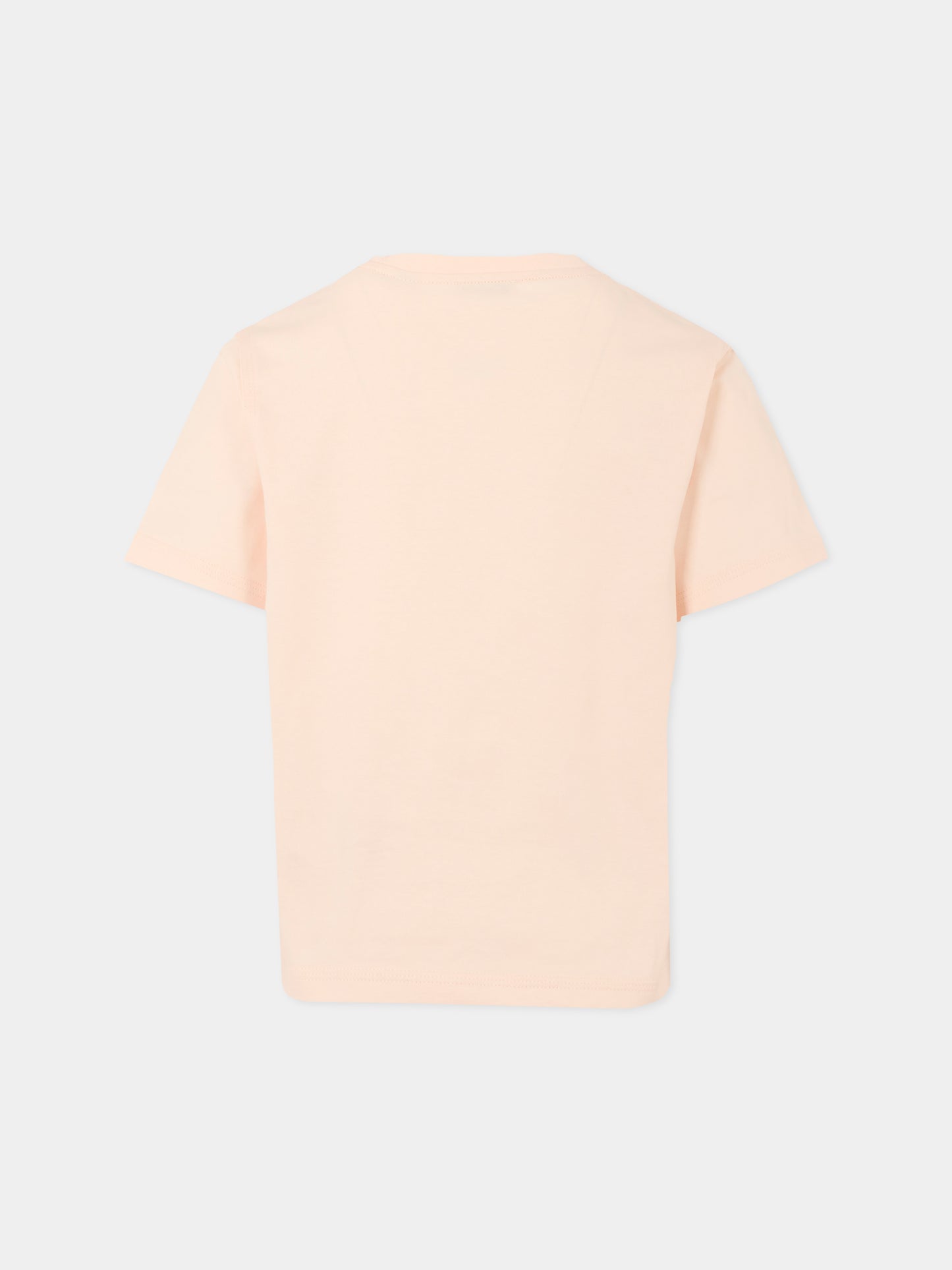 T-shirt rosa per bambina con ombrello,Burberry Kids,8109540 C2640