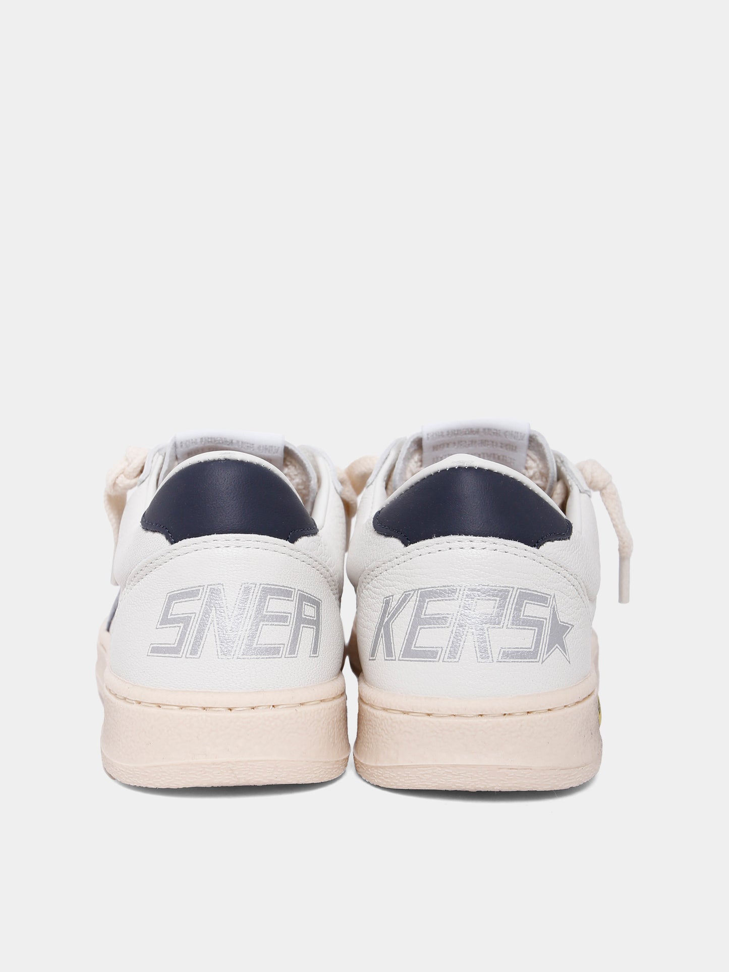 Sneakers Ball Star bianche per bambino con stella,Golden Goose,GJF00439 F007454 82479