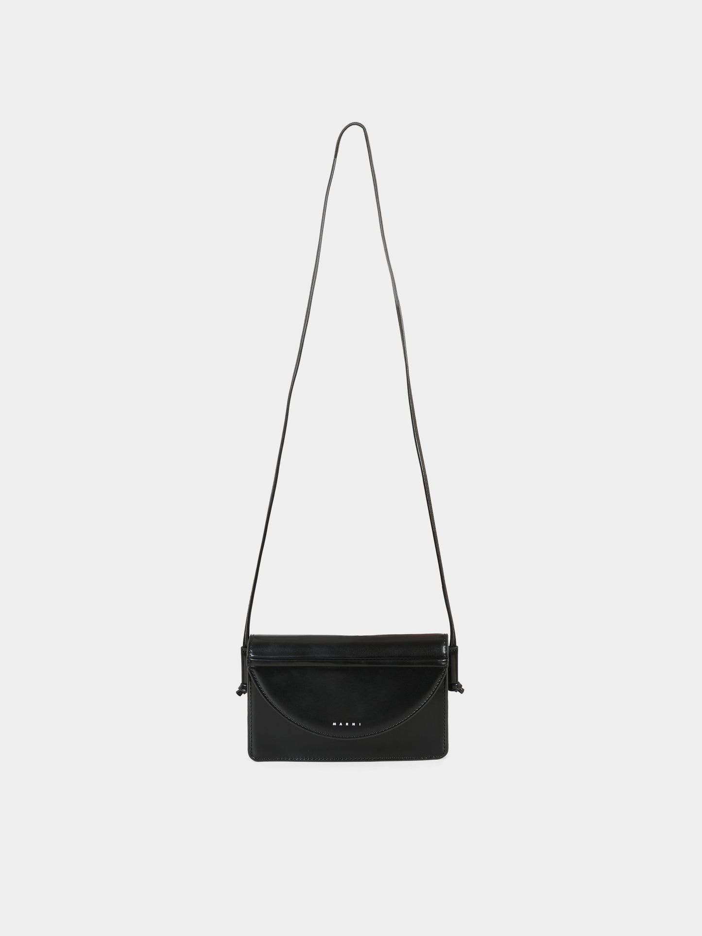 Borsa nera per bambina con logo,Marni Kids,M01256 M00TK 0M922