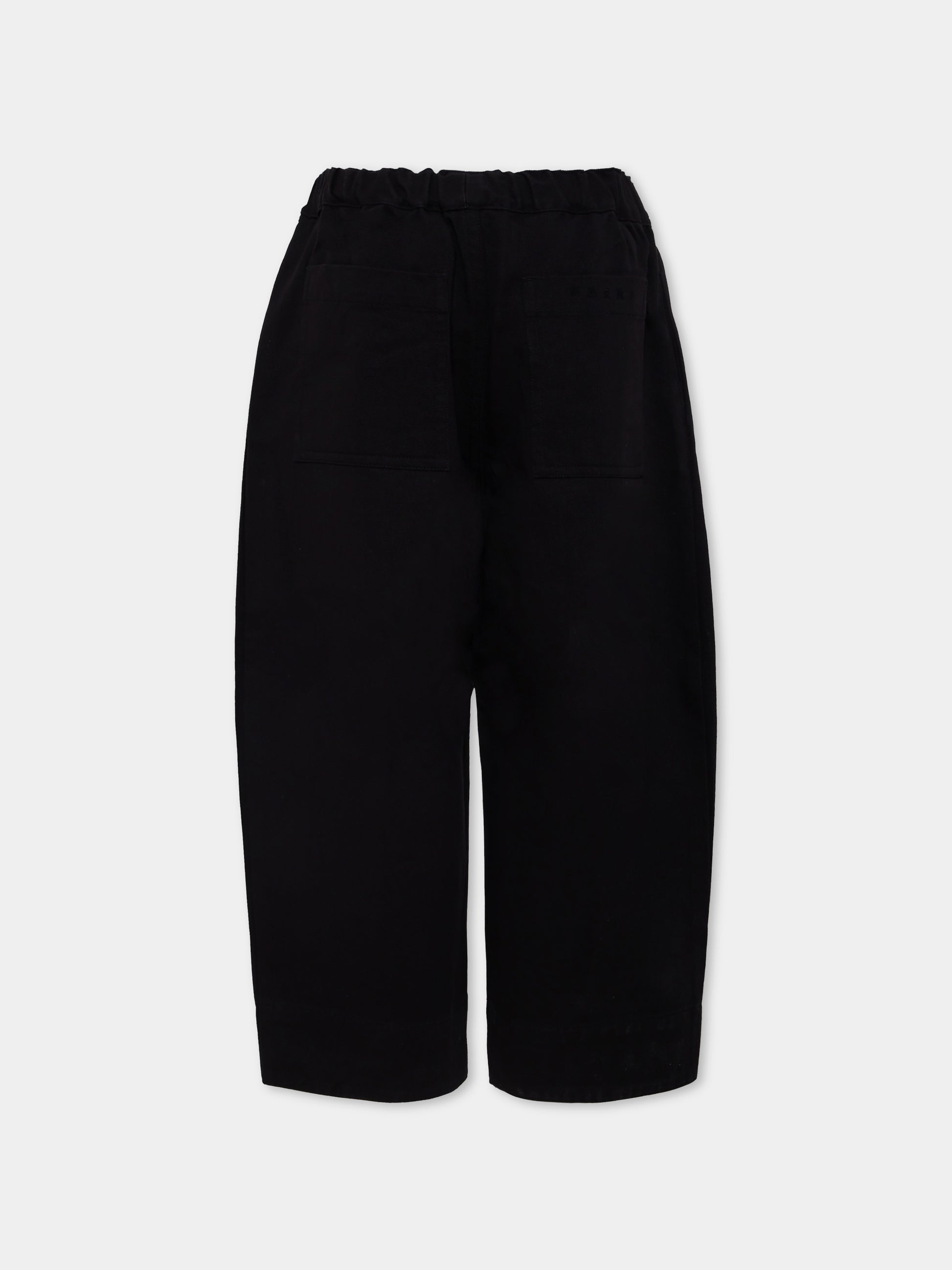 Pantaloni neri per bambino con logo,Marni Kids,M01579 M00W1 0M900