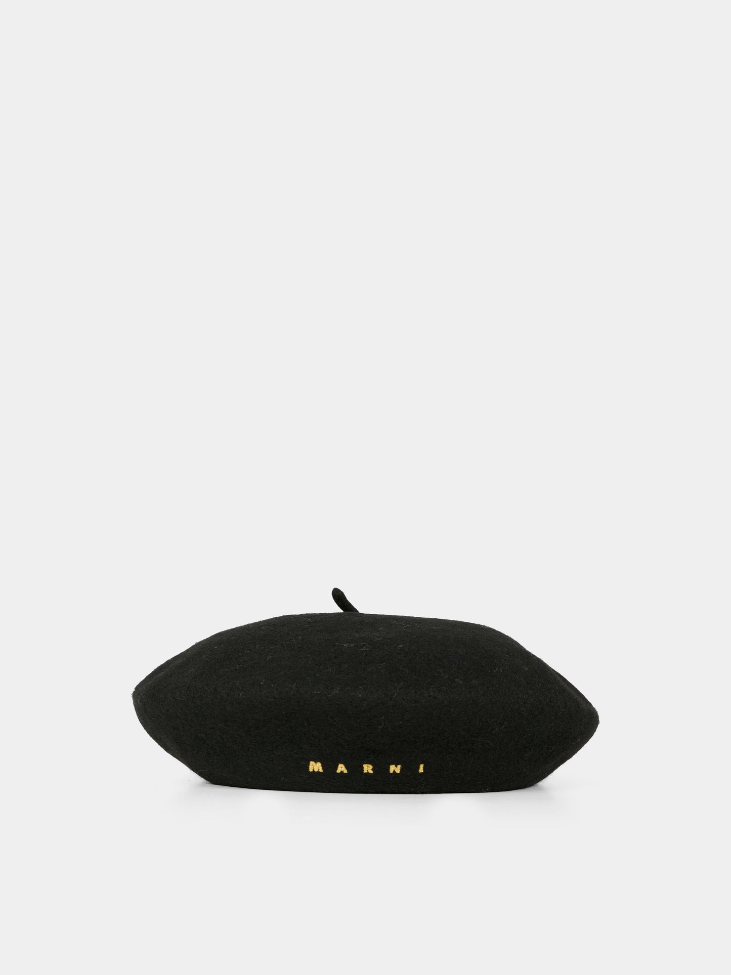 Basco nero per bambina con logo,Marni Kids,M01641 M00W0 0M900