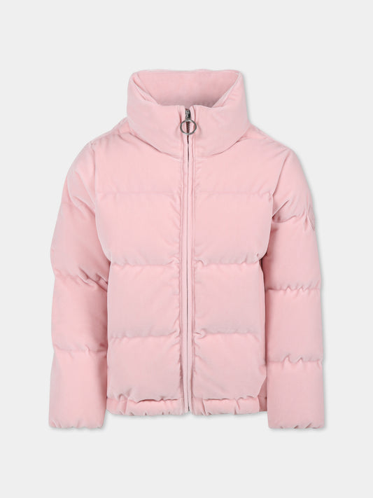 Piumino rosa per bambina con logo,Colmar Originals Kids,3440 5YM 420