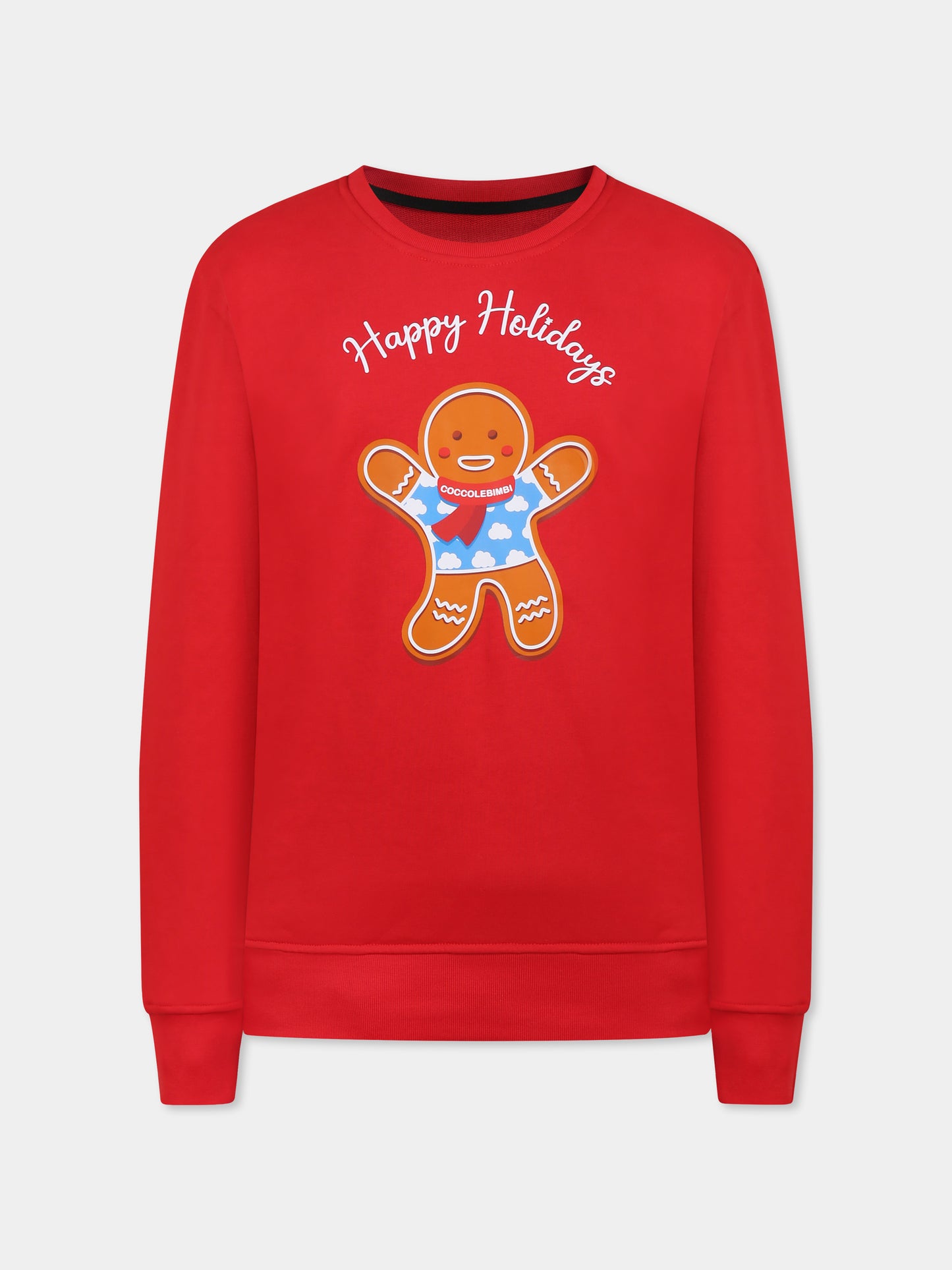 Il mondo di Meg x CoccoleBimbi felpa rossa per adulti con iconico Ginger Bread,Coccolebimbi Limited,COCCOLEBIMBI X IL MONDO DI MEG