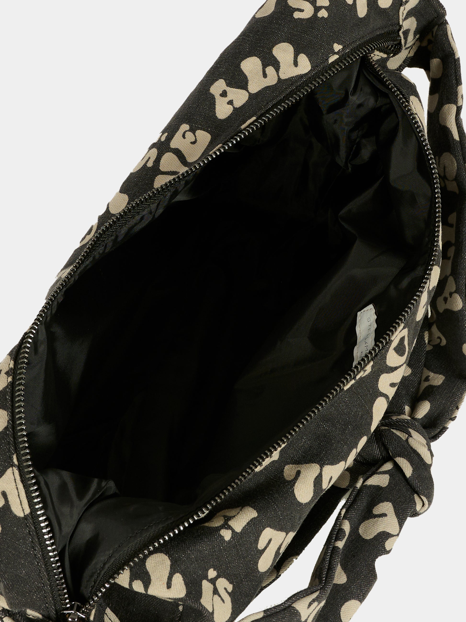 Borsa nera per bambina con scritta all over,Stella Mccartney Kids,TX0D08 Z3113 961BC