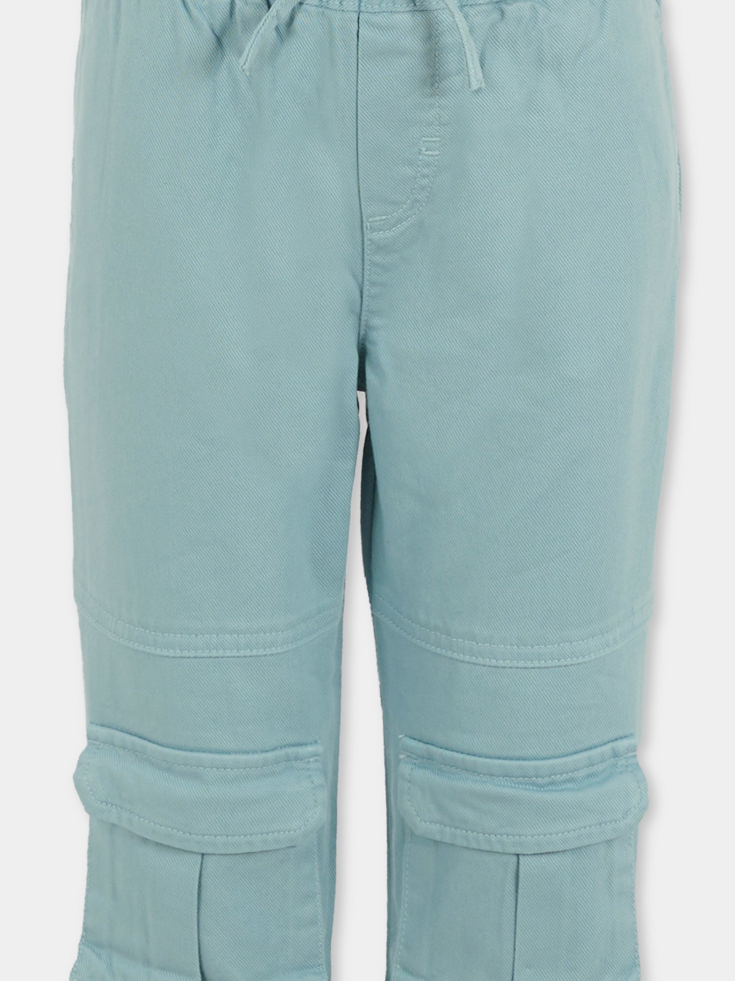 Pantaloni azzurri per bambino,Stella Mccartney Kids,TX6Q90 Z1544 670