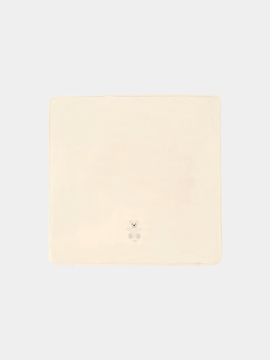 Coperta beige per neonati con orsetto fendi,Fendi Kids,BUJ305 ST8 F19J5