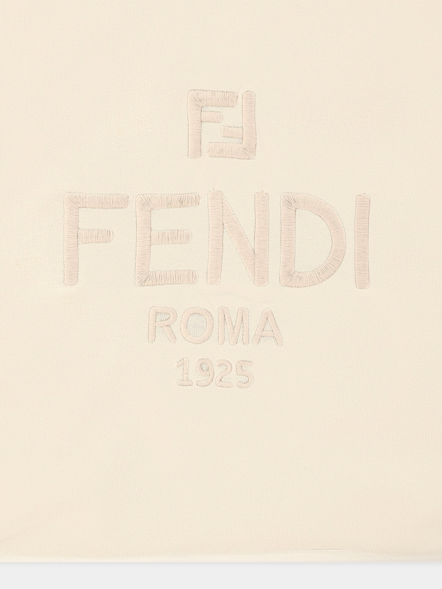 Coperta beige per neonati con logo,Fendi Kids,BUJ315 8RA F19J5