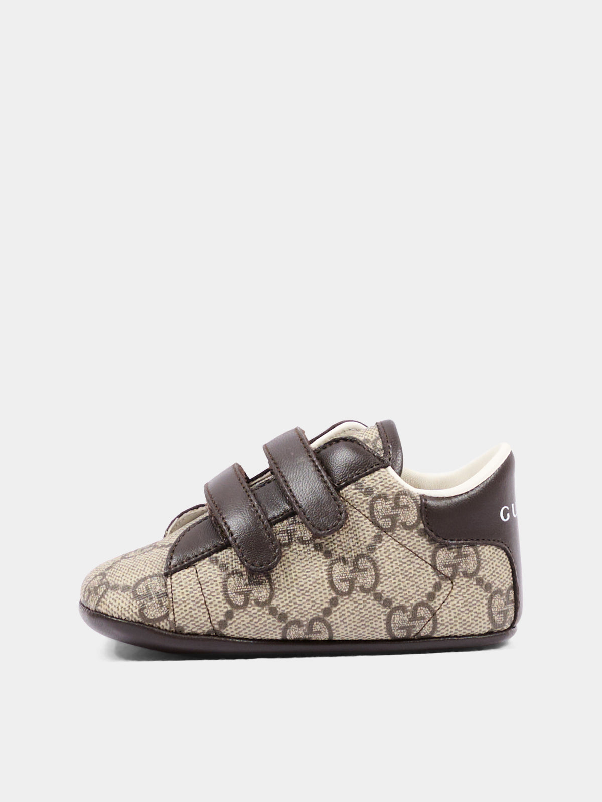 Beige sneakers for Baby Boy with GG