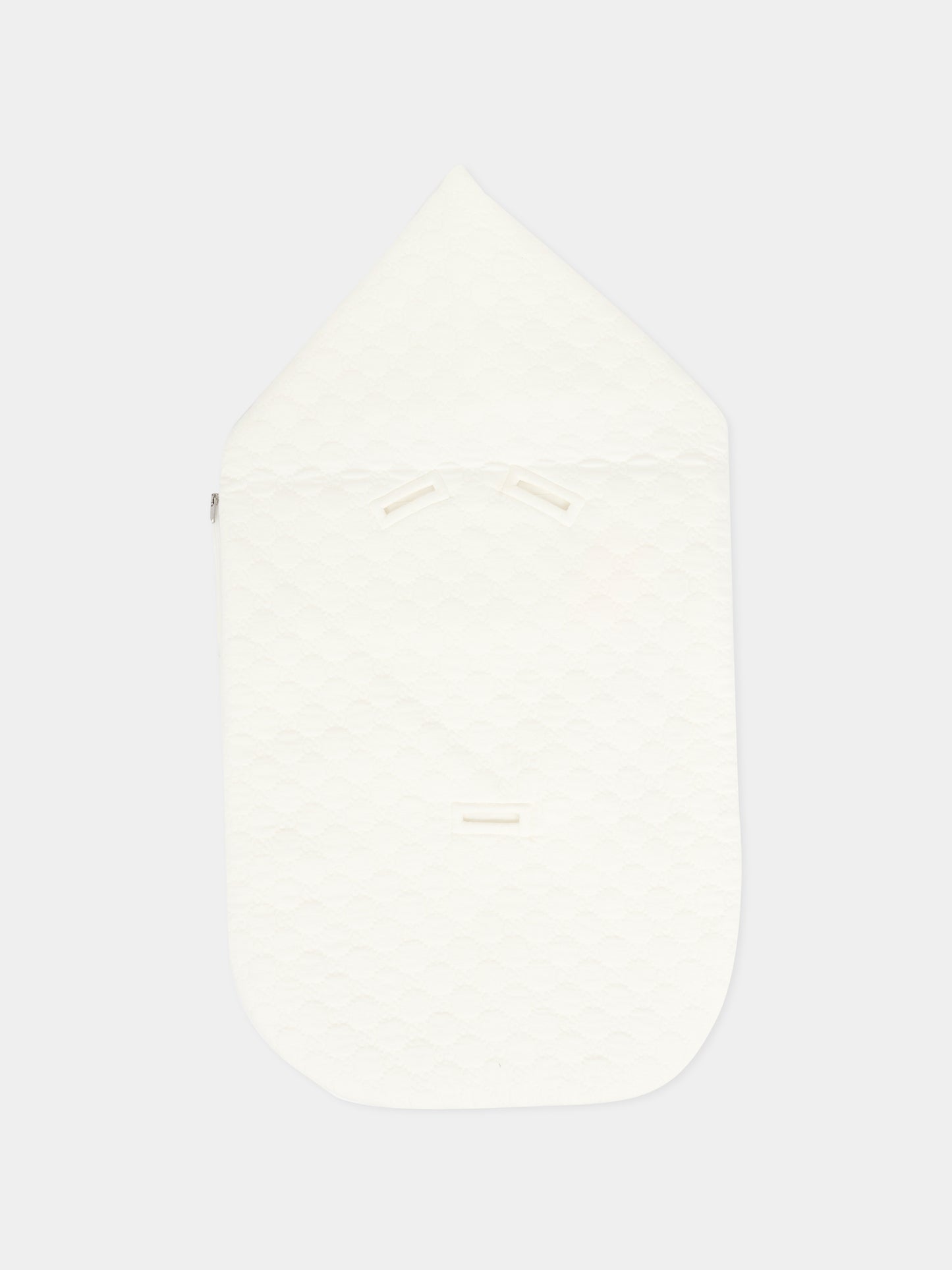 Sacco nanna bianco per neonati con logo,Gucci Kids,793373 XJHH4 9024