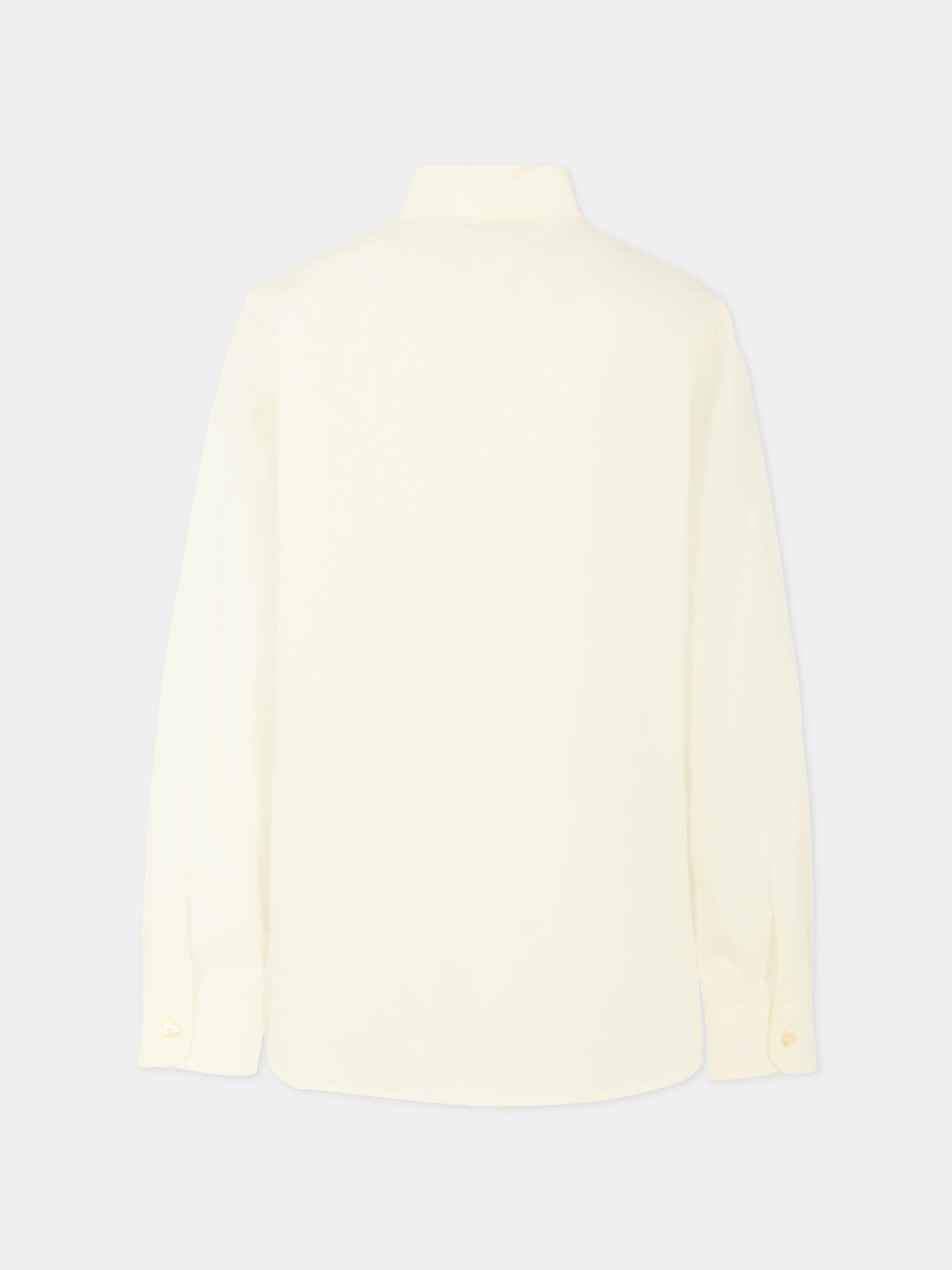 Camicia avorio per bambino con logo ricamato,Gucci Kids,834592 XWA5G 9072