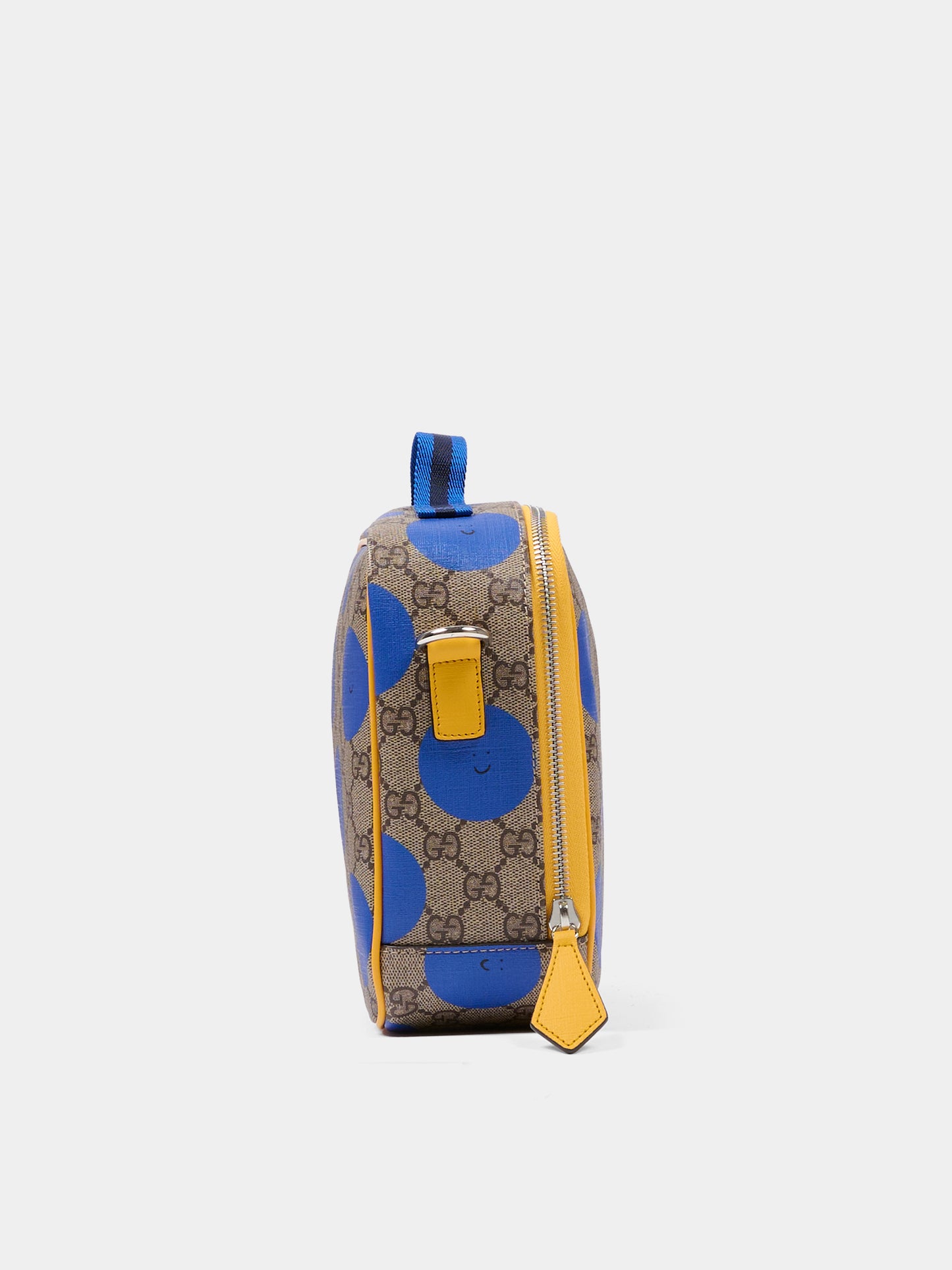 Borsa blu per bambini con sole sorridente,Gucci Kids,835842 FAER3 9443