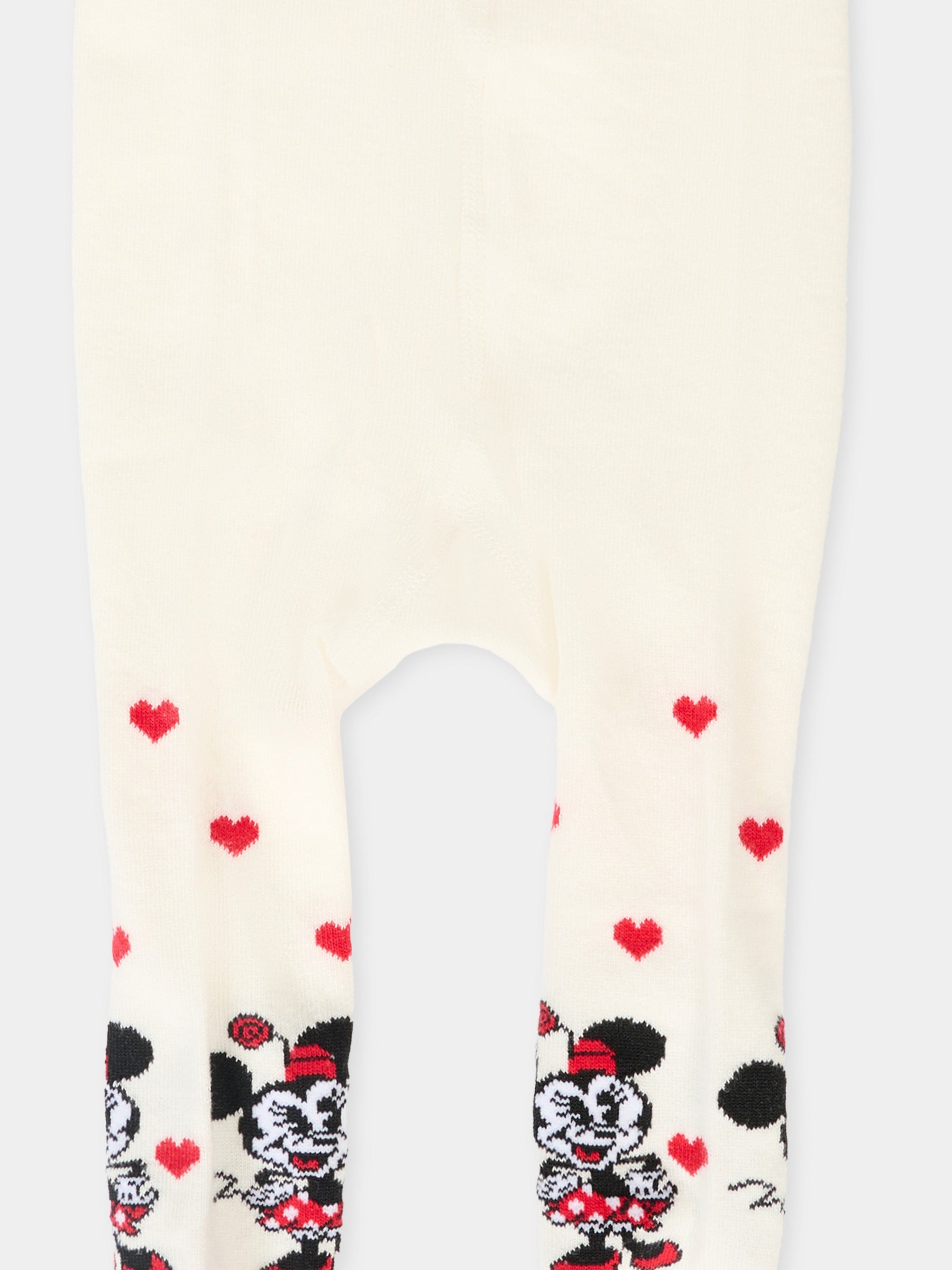 Collant bianchi per neonata con Minnie,Monnalisa,39F006 6076 0143