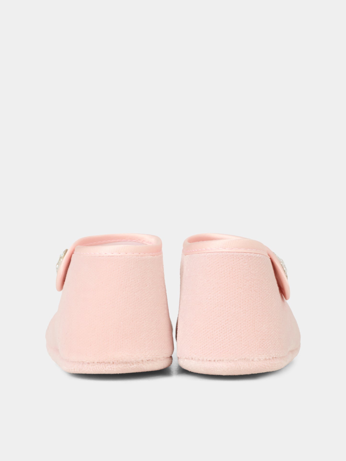 Ballerine rosa per neonata con fiocco,Monnalisa,73F003 6803 0092