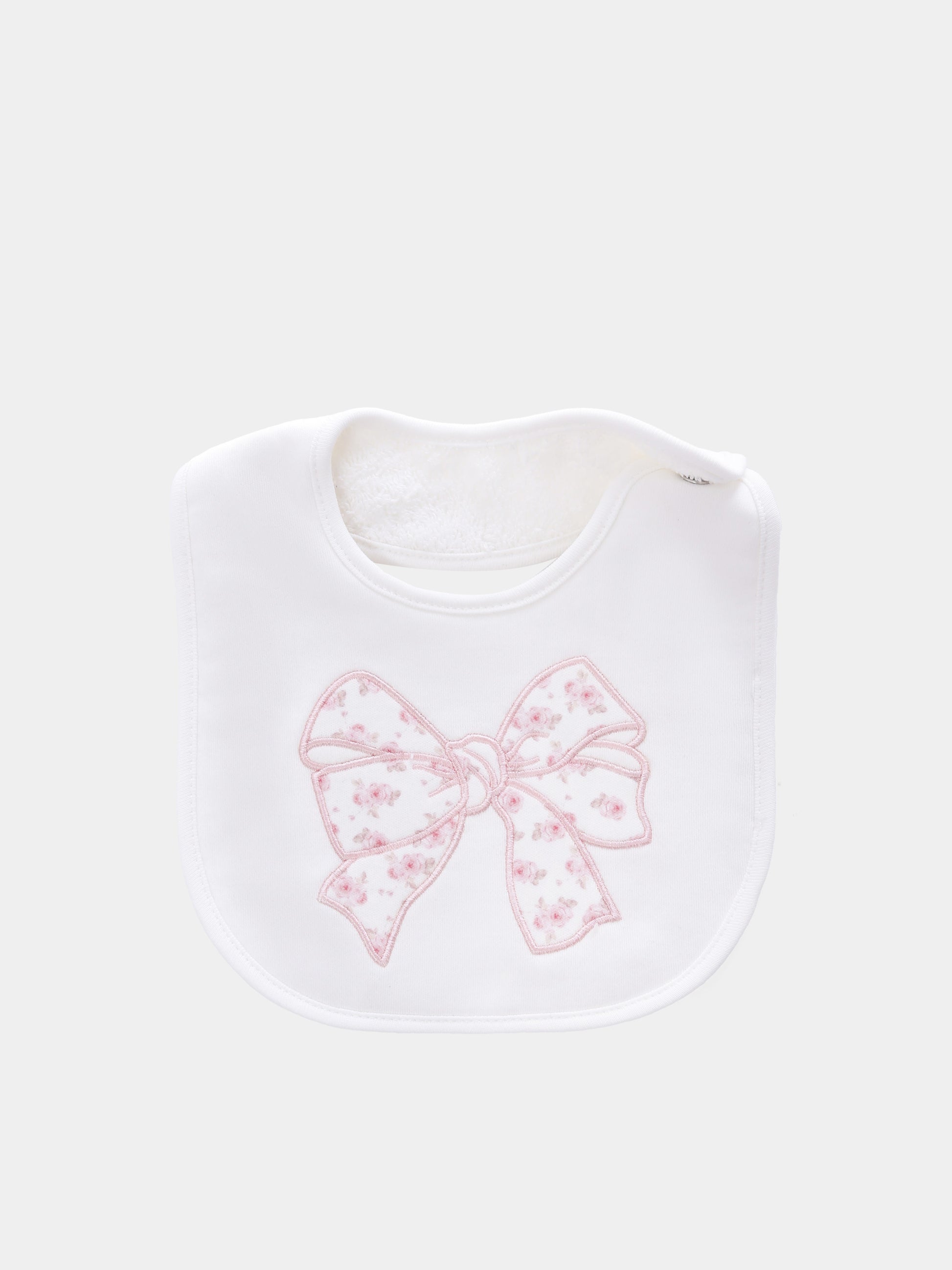 Set tutina rosa per neonata con fiocchi,Monnalisa,35F501 6000 091C