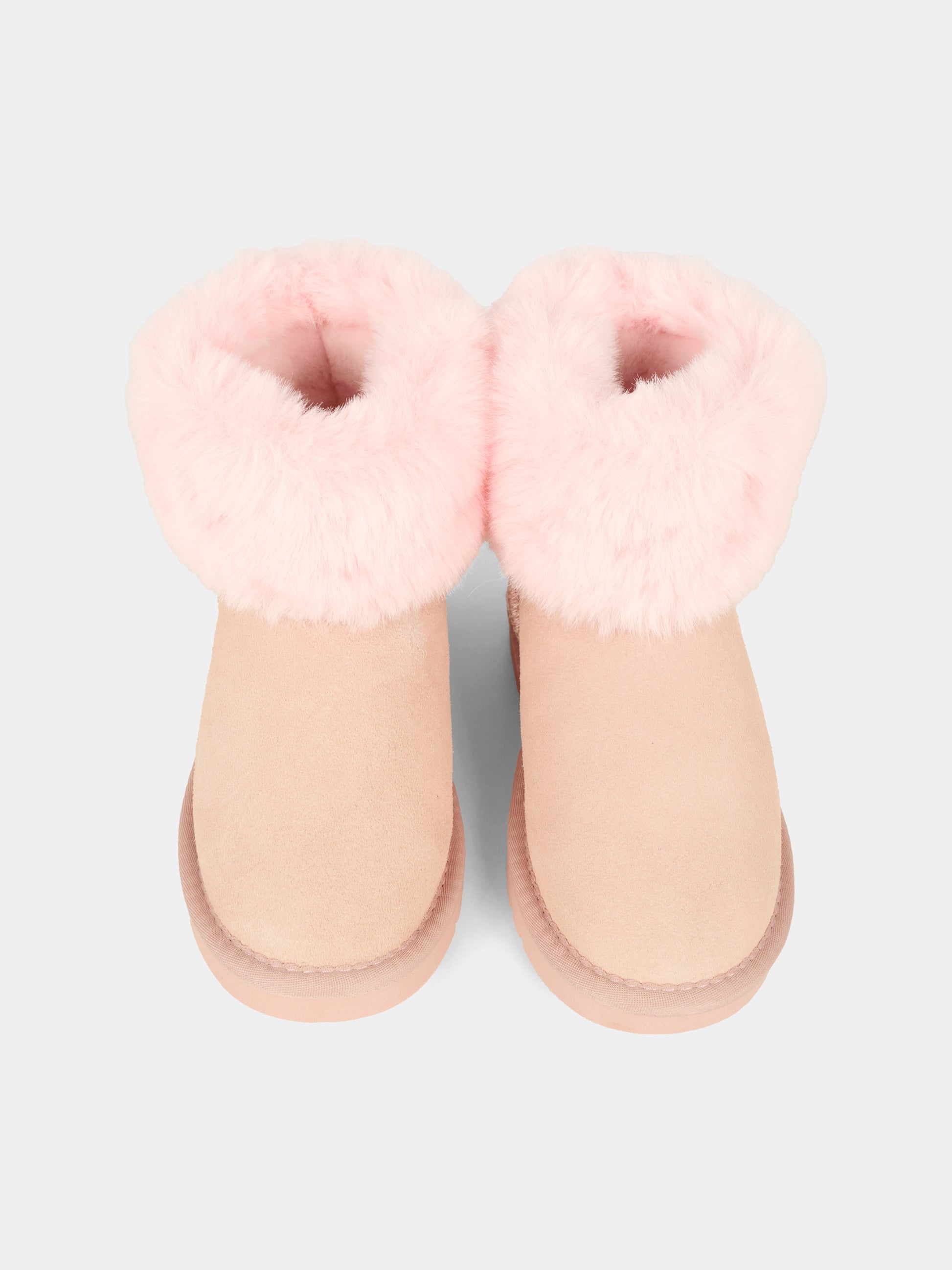 Stivaletti rosa per bambina con pietre,Monnalisa,8CF004 6702 0090