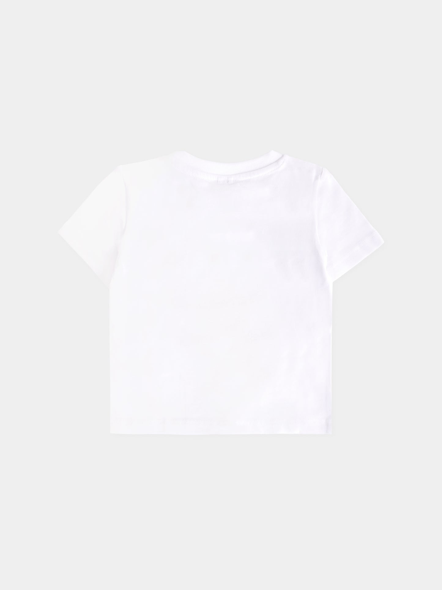 T-shirt bianca per neonata con cuori,Stella Mccartney Kids,TX8001 Z0434 100