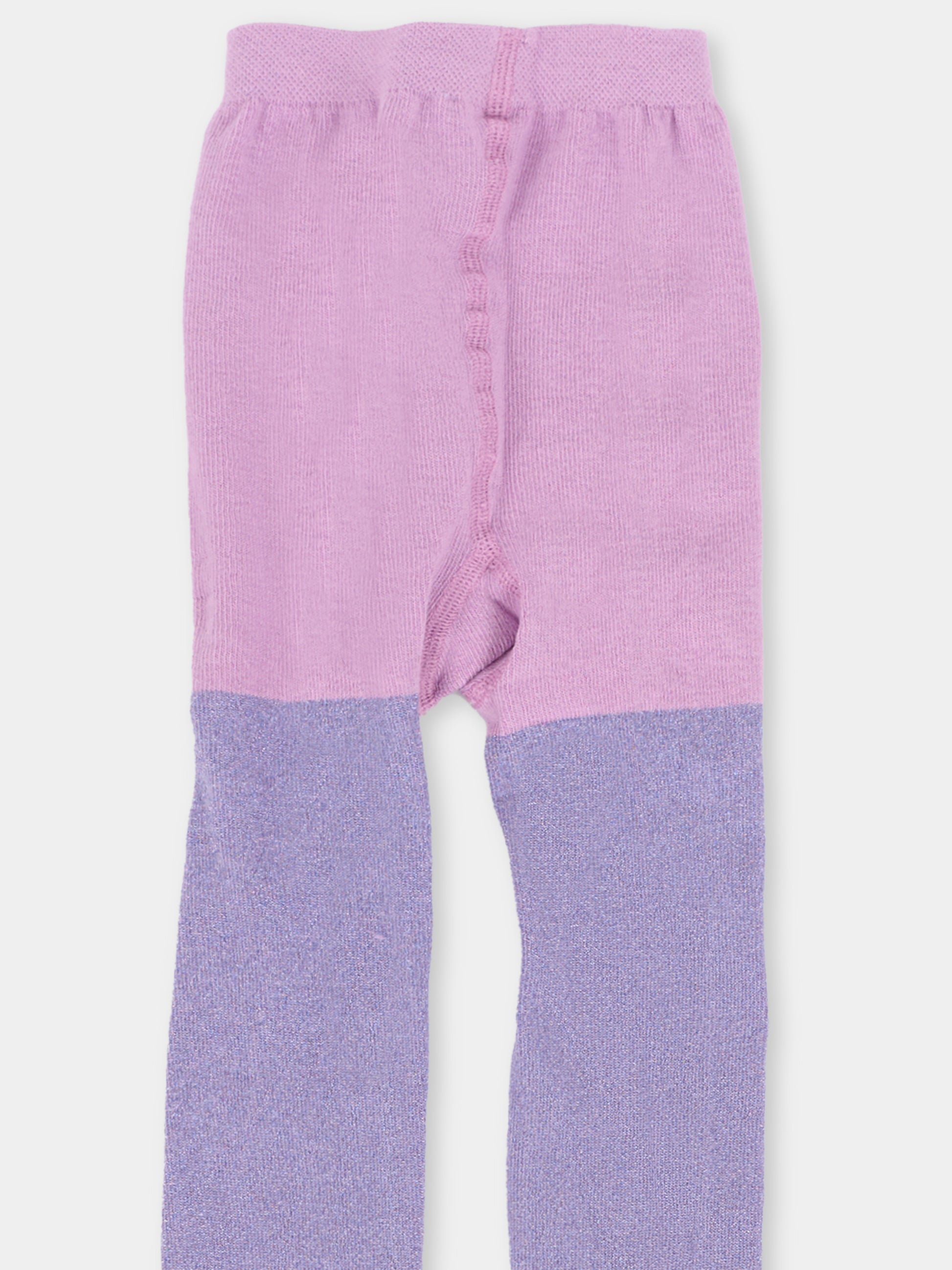 Collant viola per bambina con lurex,Molo,7W25G203 8765