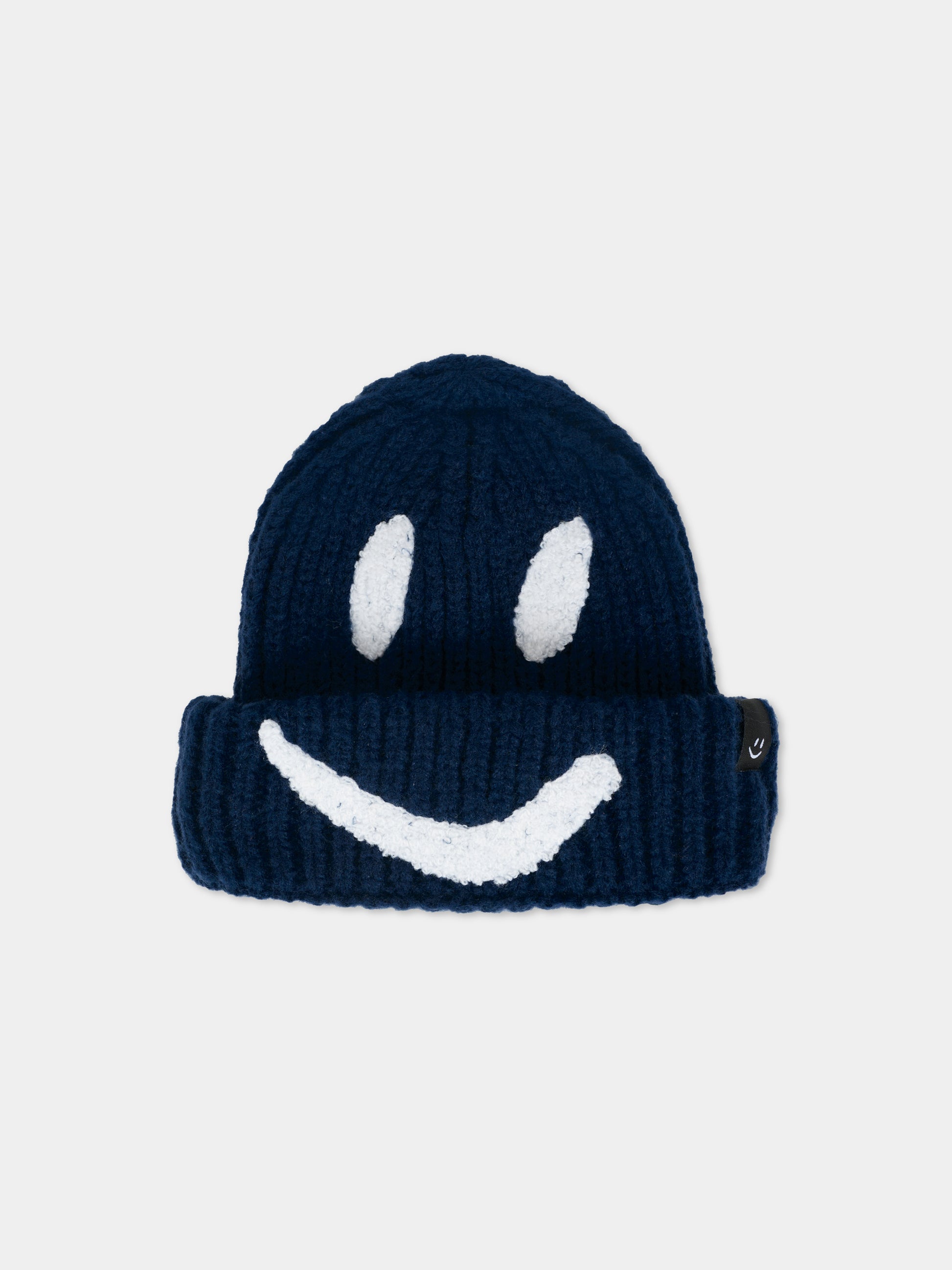 Berretto Kim blu per bambini con smile,Molo,7W25S303 8753