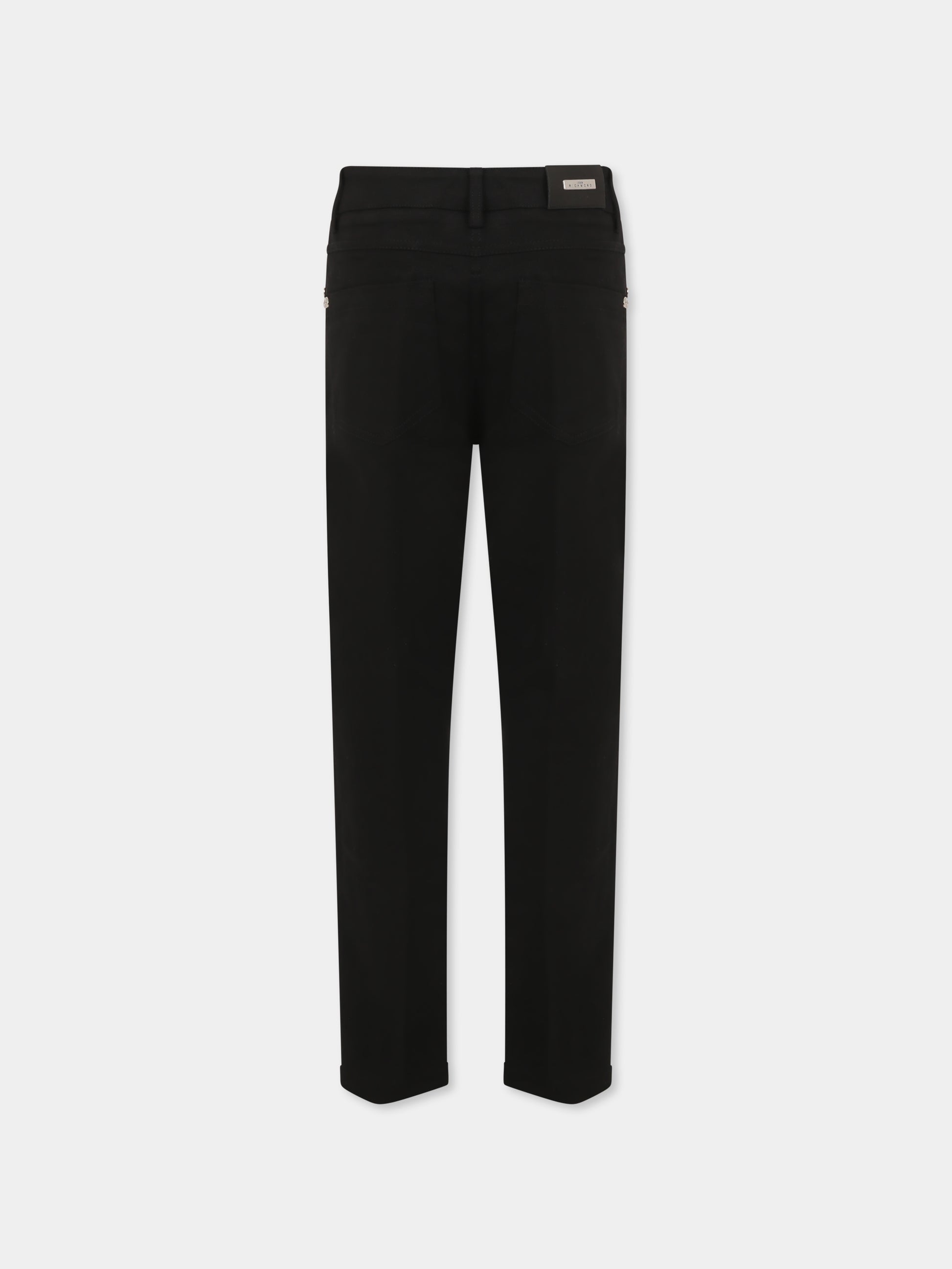 Jeans neri per bambino,Richmond,RBP25096JE DENIM BLACK