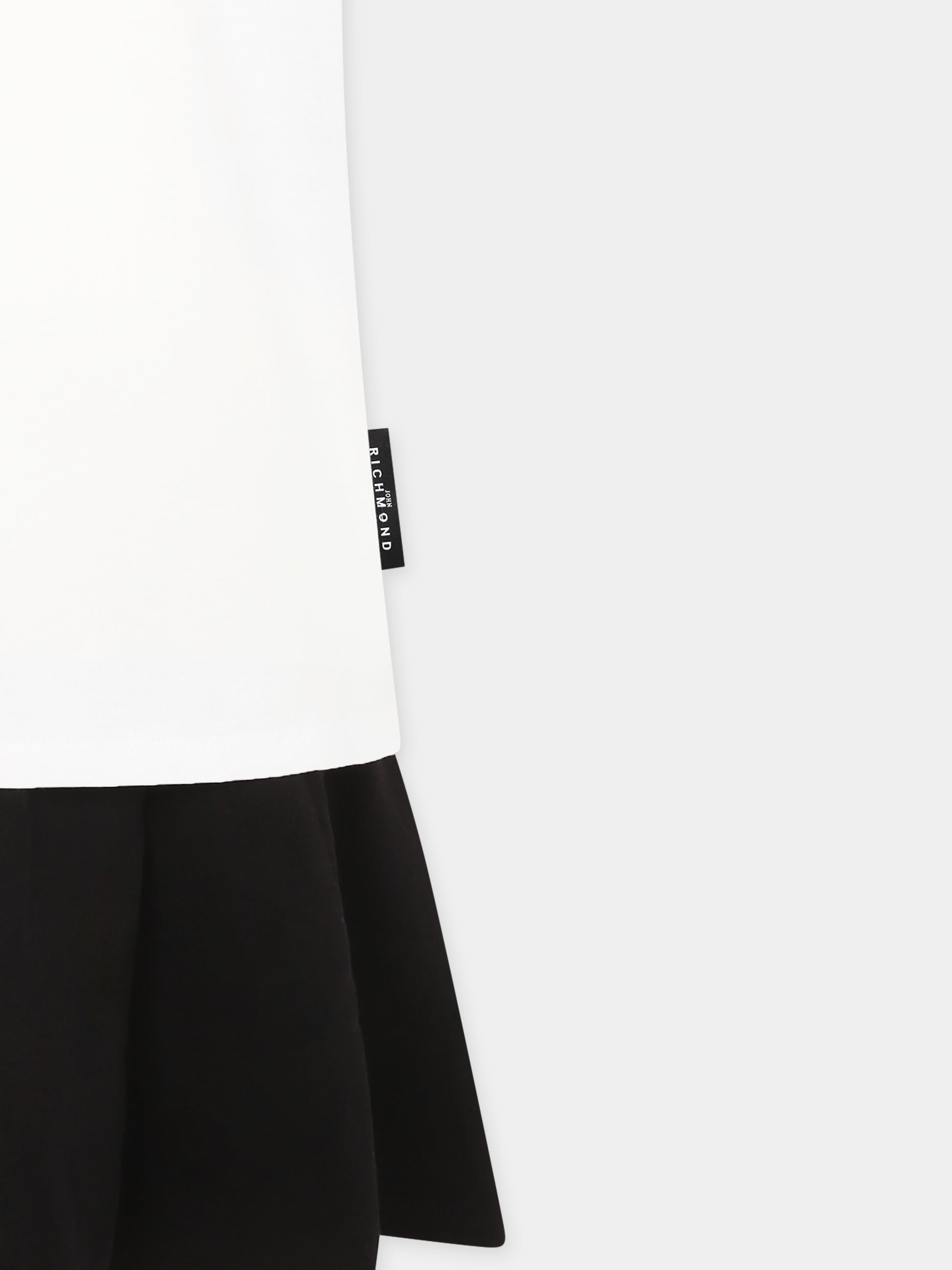 Completo nero per bambina con logo,Richmond,RGP25005CJ BLACK