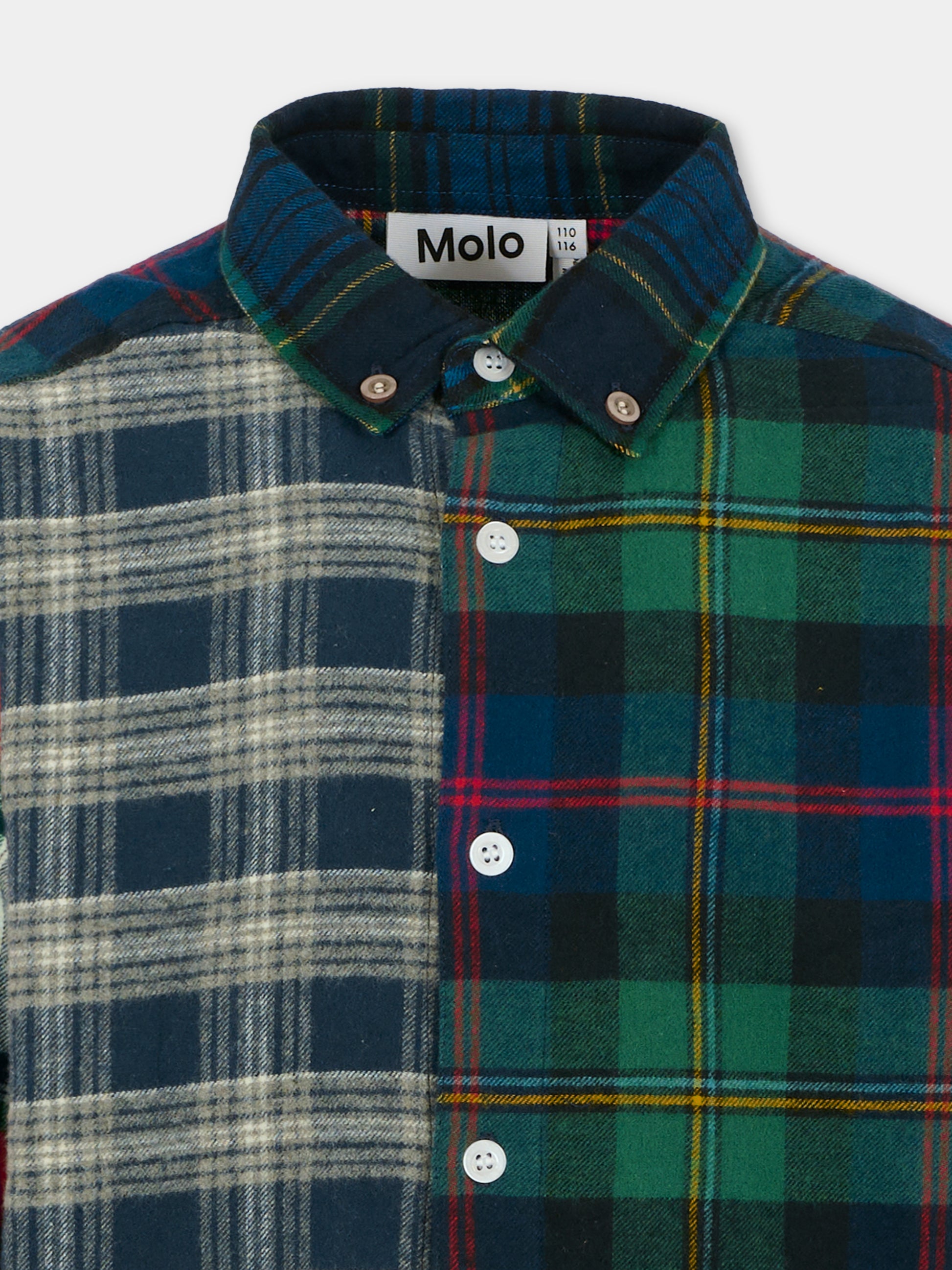 Camicia Remon multicolor per bambino,Molo,1W25C204 5978