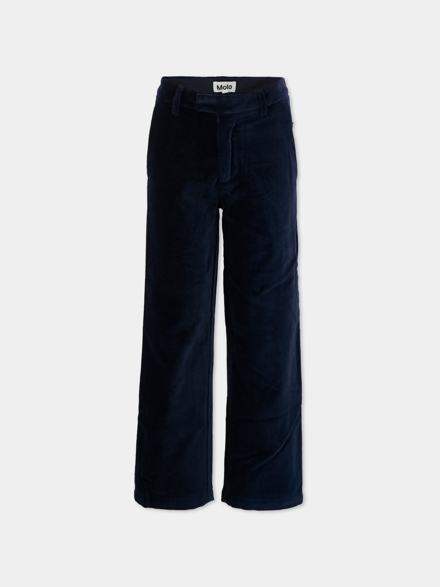 Pantaloni Adagio blu per bambino con logo,Molo,1W25I105 8552