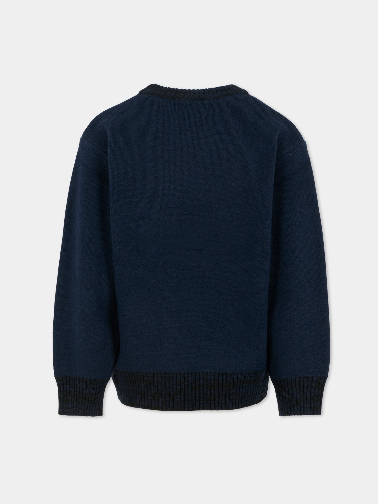 Maglione Bello blu per bambino con alieno natalizio,Molo,1W25K204 9673