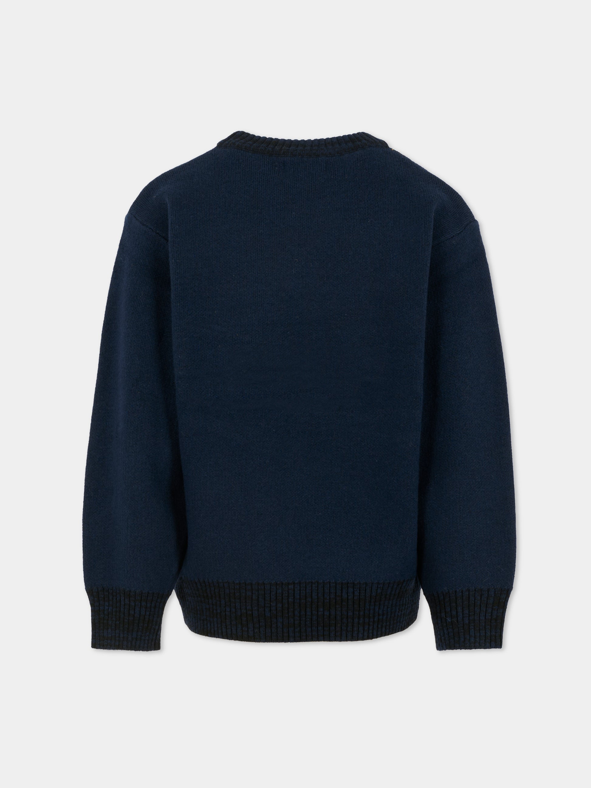 Maglione Bello blu per bambino con alieno natalizio,Molo,1W25K204 9673