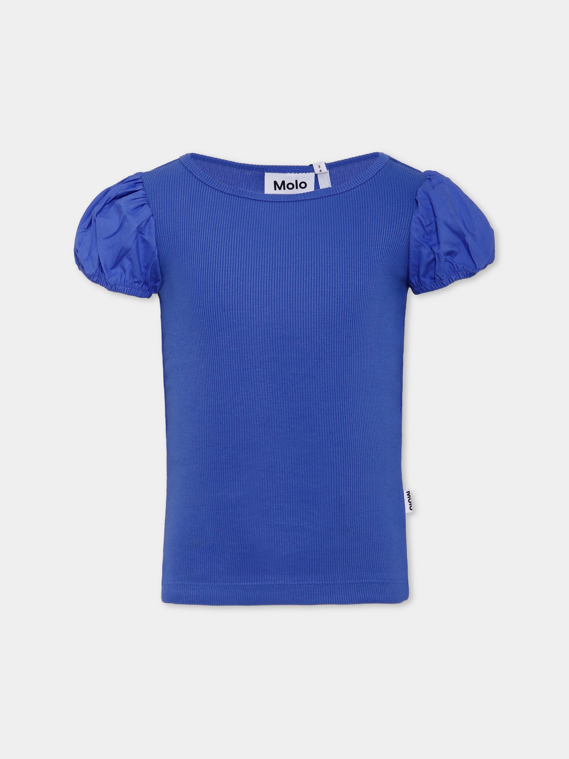 T-shirt Raluca blu per bambina,Molo,2W25A201 5508