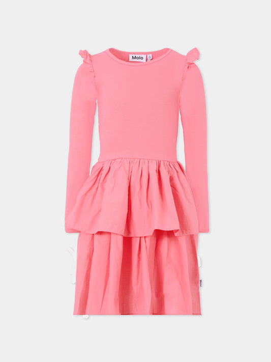 Vestito Cathi rosa per bambina,Molo,2W25E220 8896