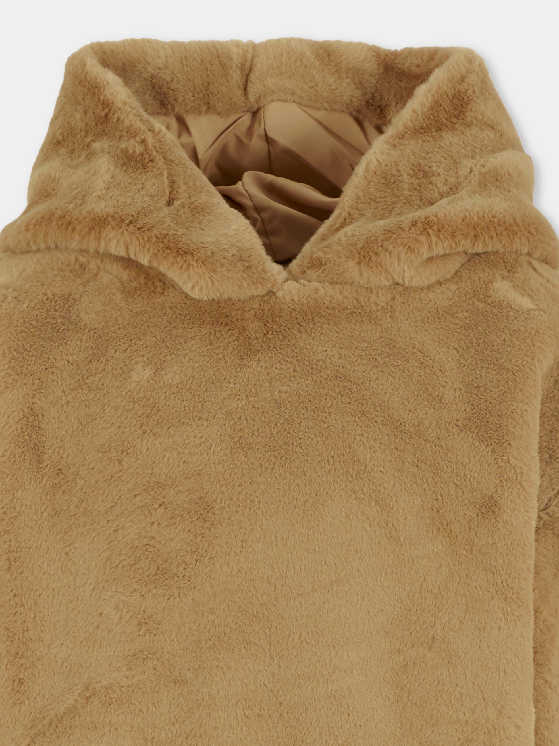 Felpa Maureen beige per bambina con logo,Molo,2W25J301 5510