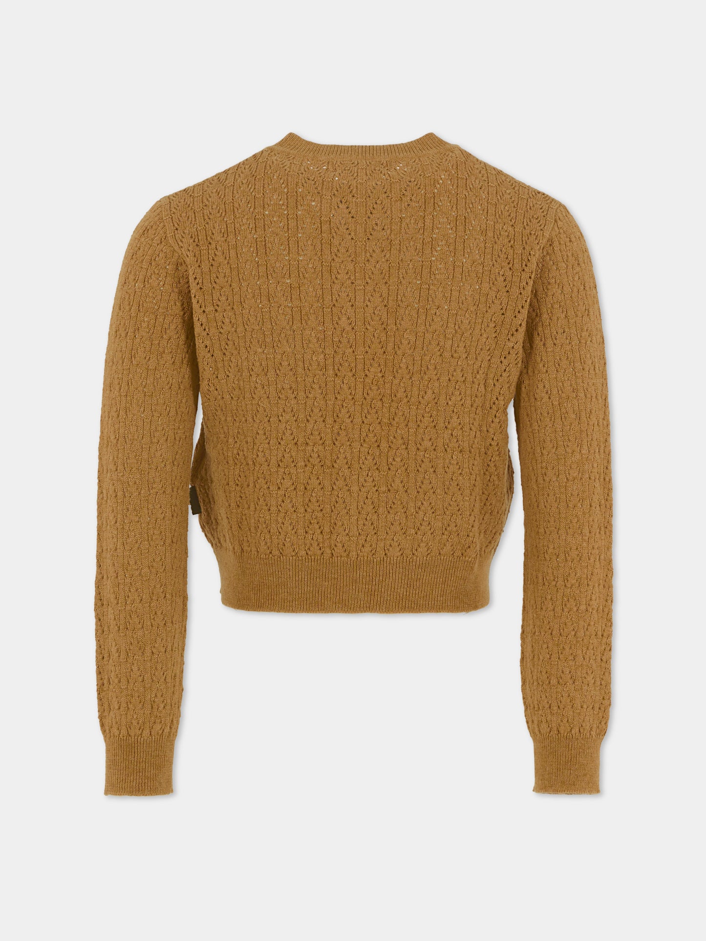 Cardigan Gilian beige per bambina con patch,Molo,2W25K310 5510