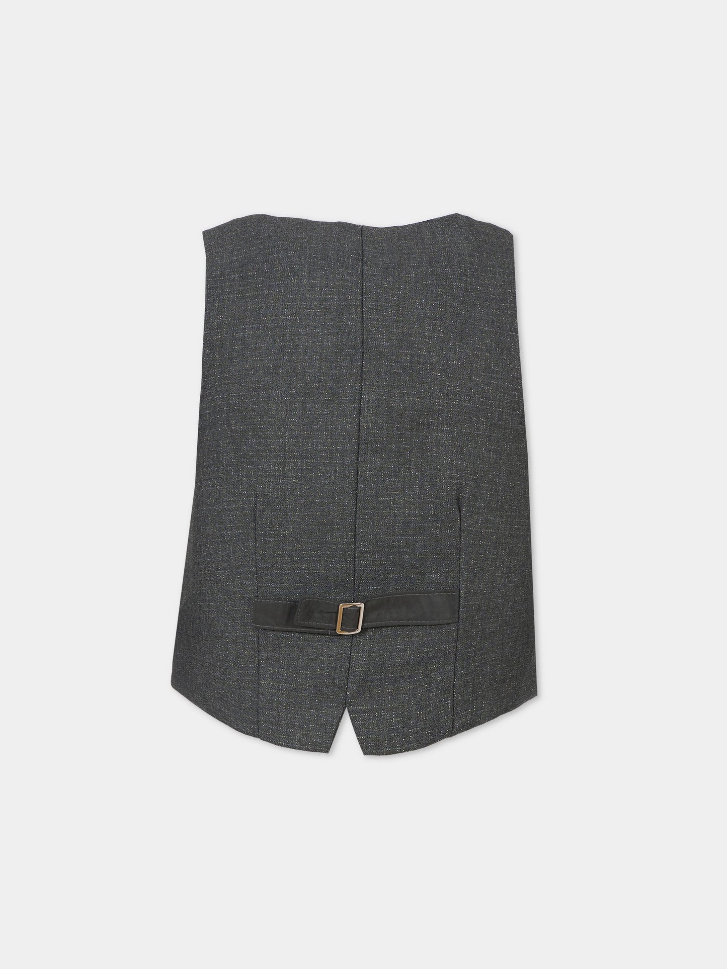 Panciotto Hollie grigio per bambina con lurex,Molo,2W25M202 9436