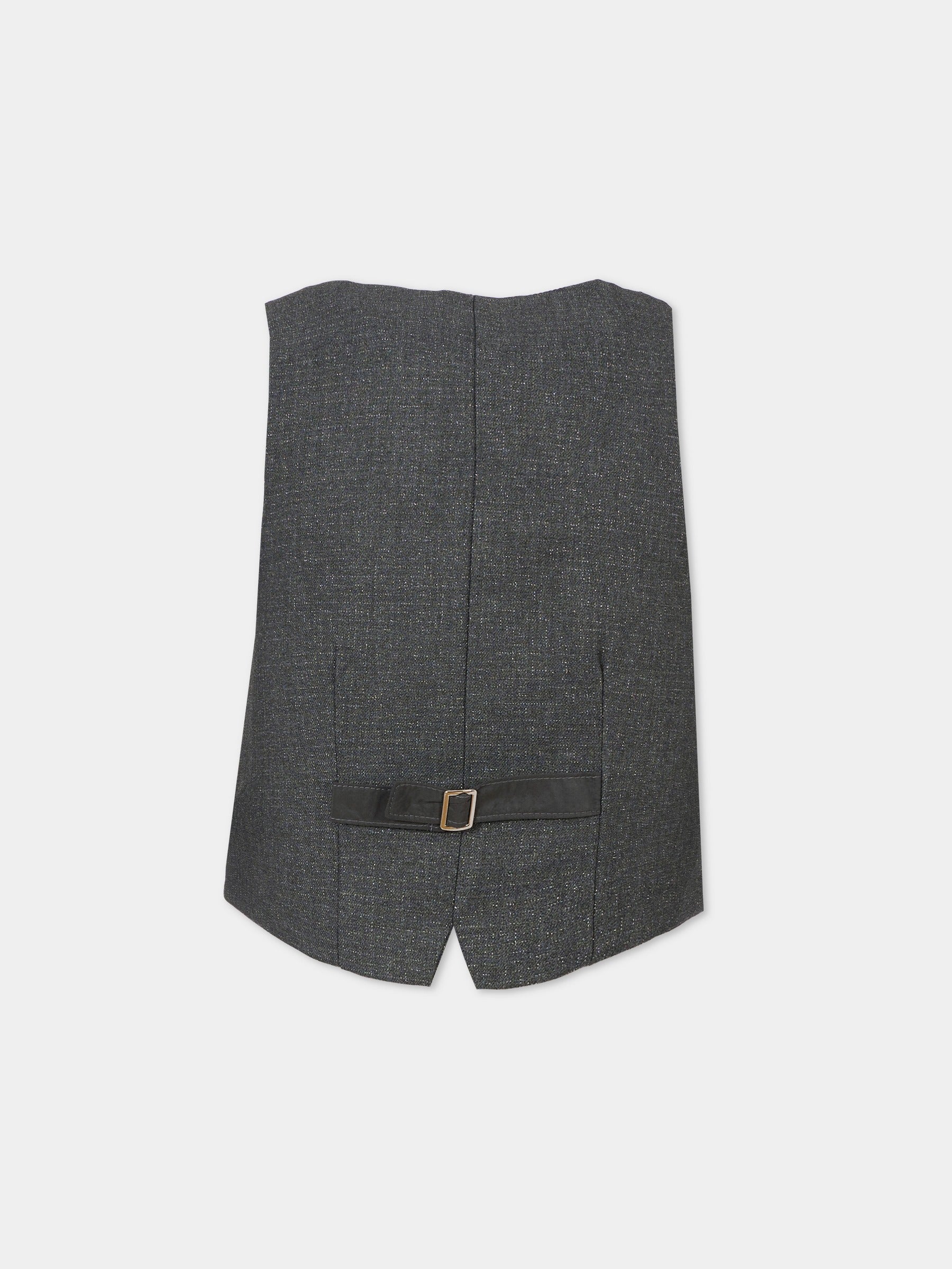 Panciotto Hollie grigio per bambina con lurex,Molo,2W25M202 9436