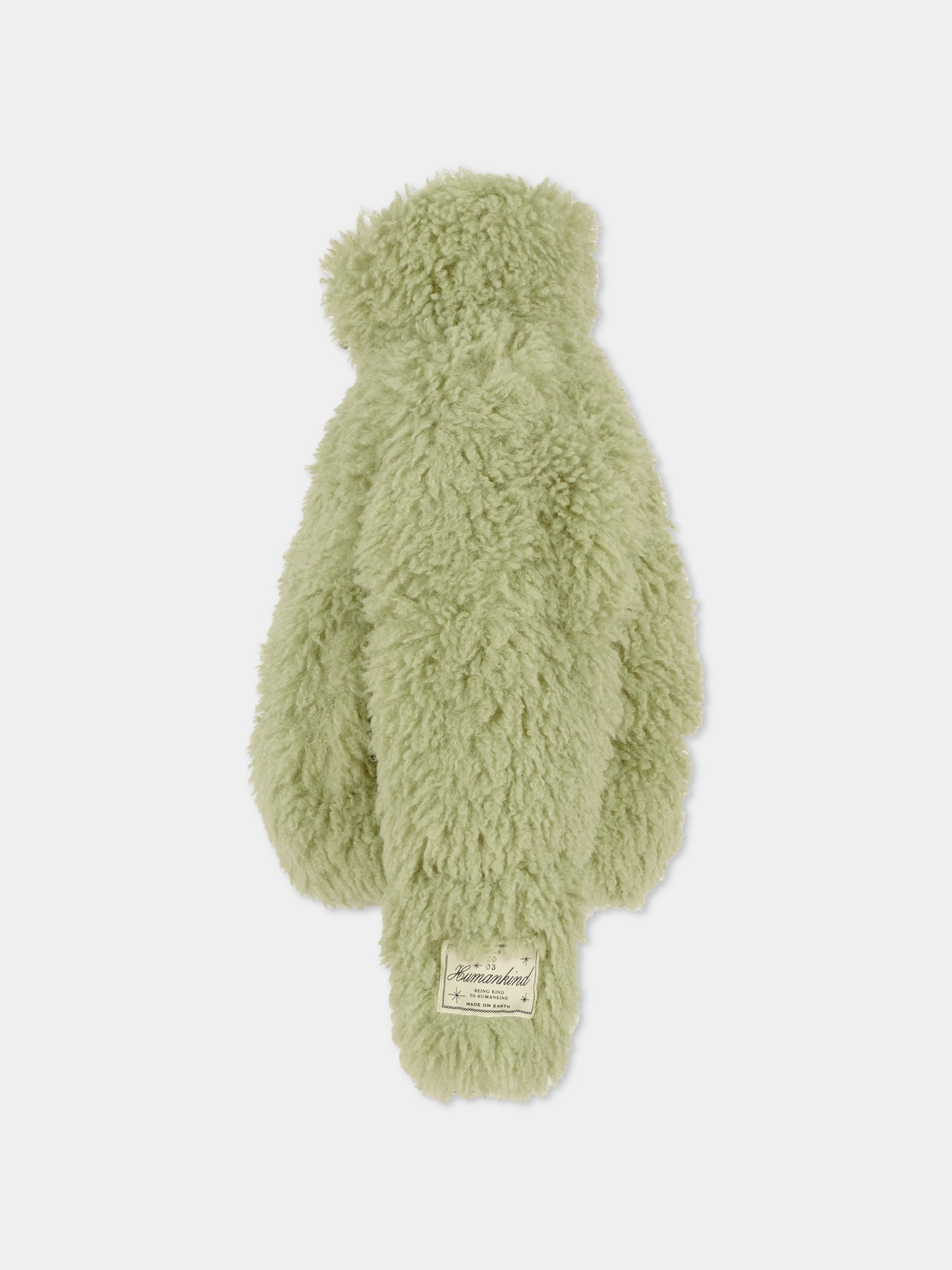 Ecopelliccia Havi verde per bambian con patch,Molo,5W25M326 8371