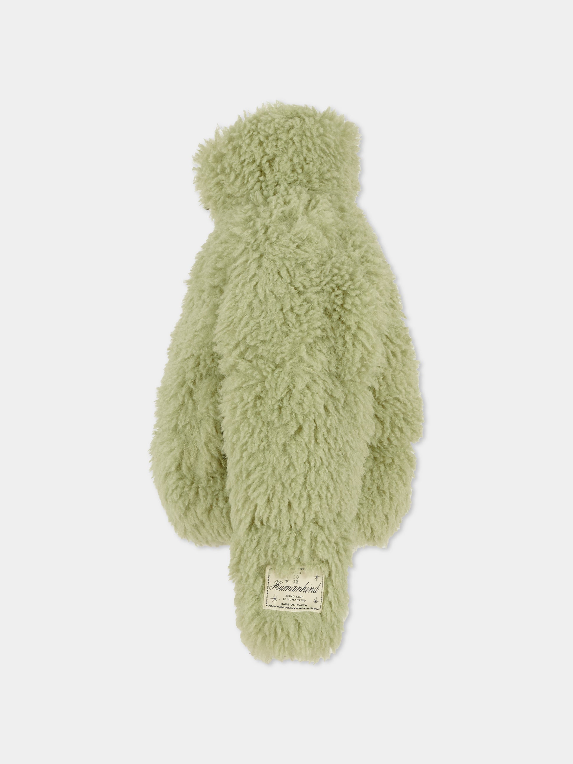 Ecopelliccia Havi verde per bambian con patch,Molo,5W25M326 8371